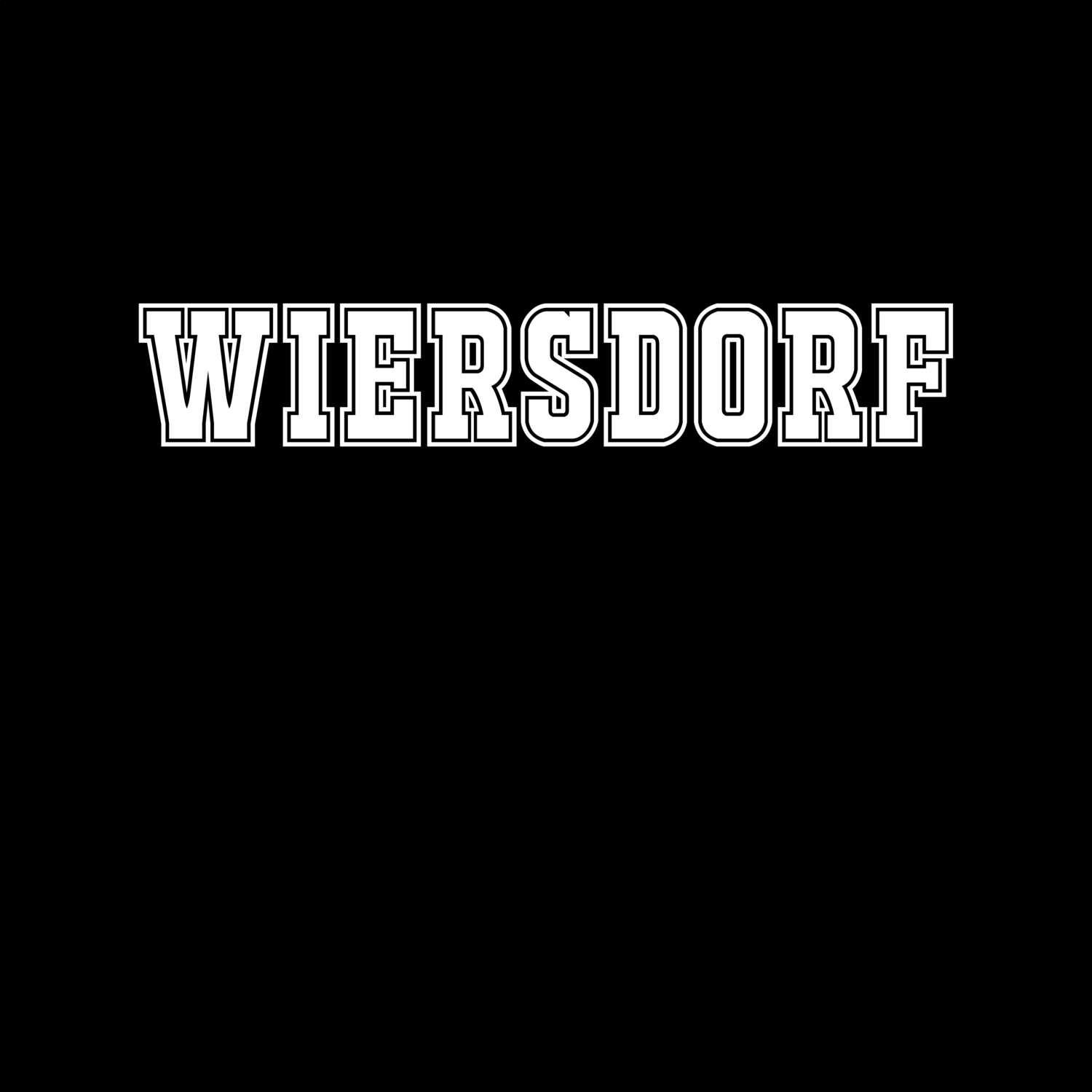 T-Shirt »Classic« für den Ort »Wiersdorf«