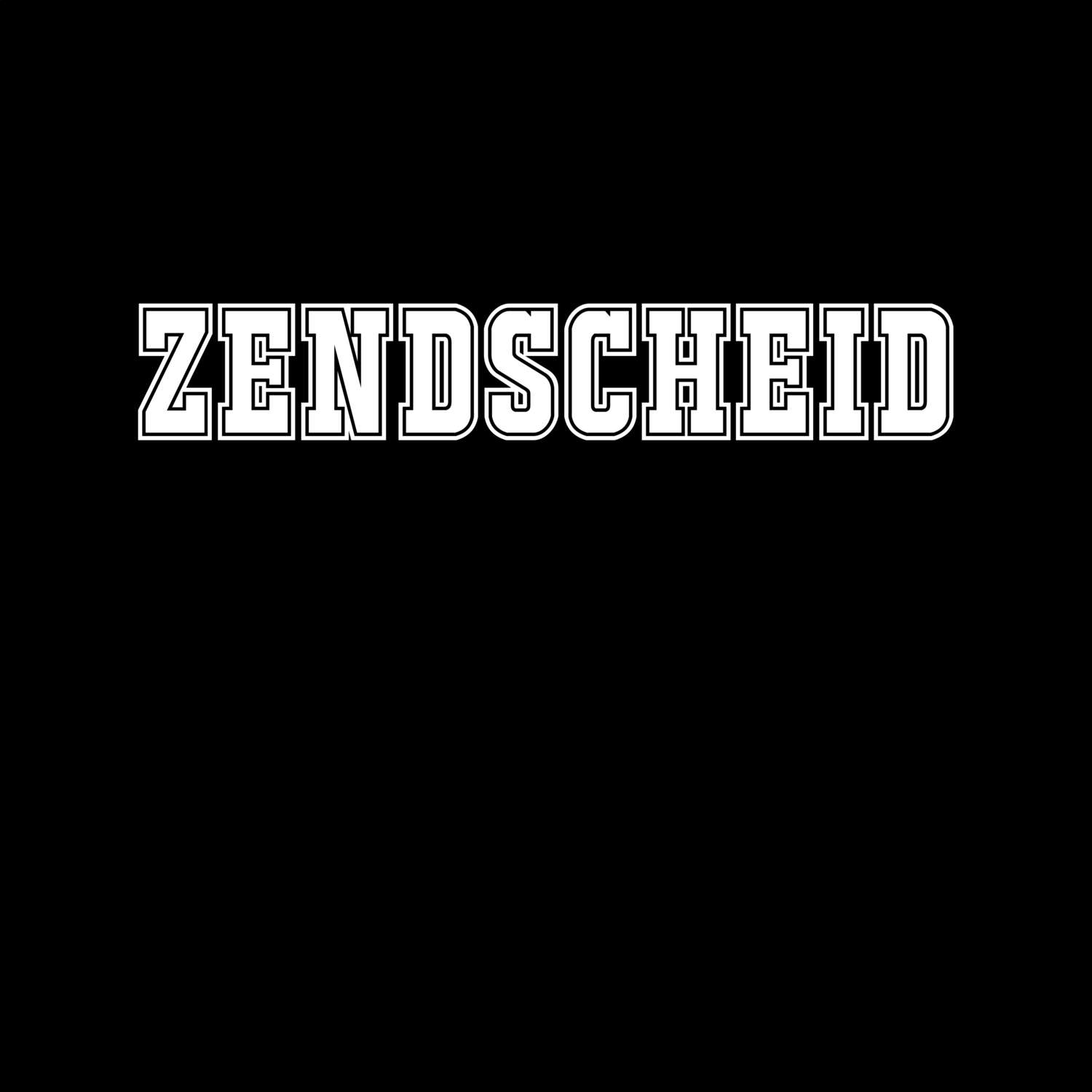 T-Shirt »Classic« für den Ort »Zendscheid«