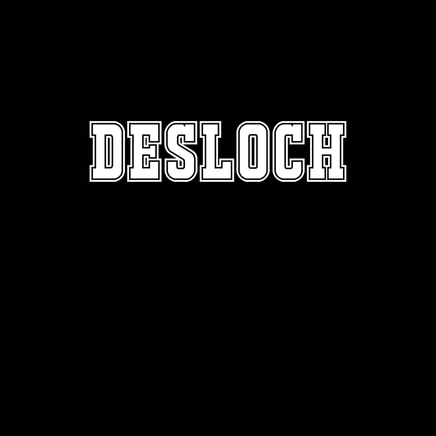 T-Shirt »Classic« für den Ort »Desloch«