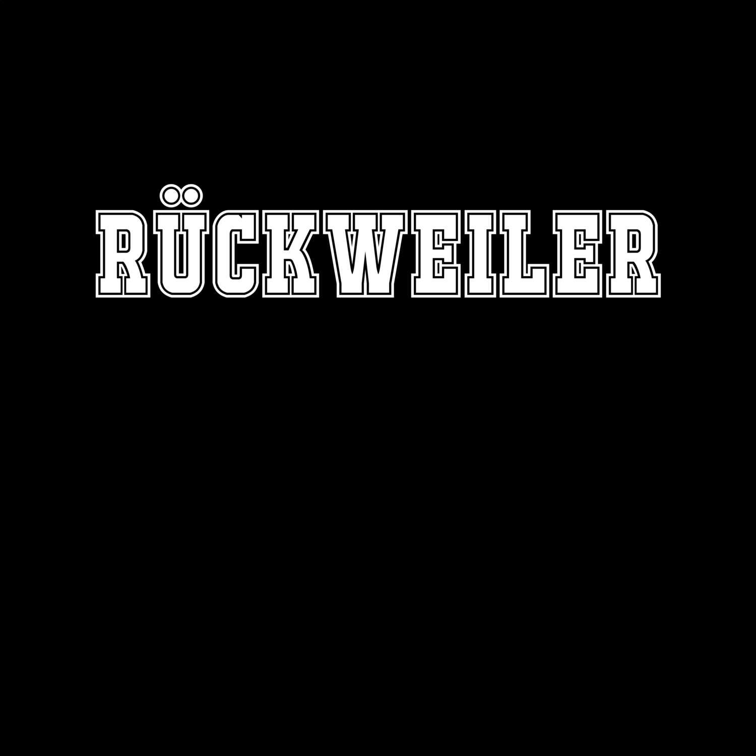 Rückweiler T-Shirt »Classic«