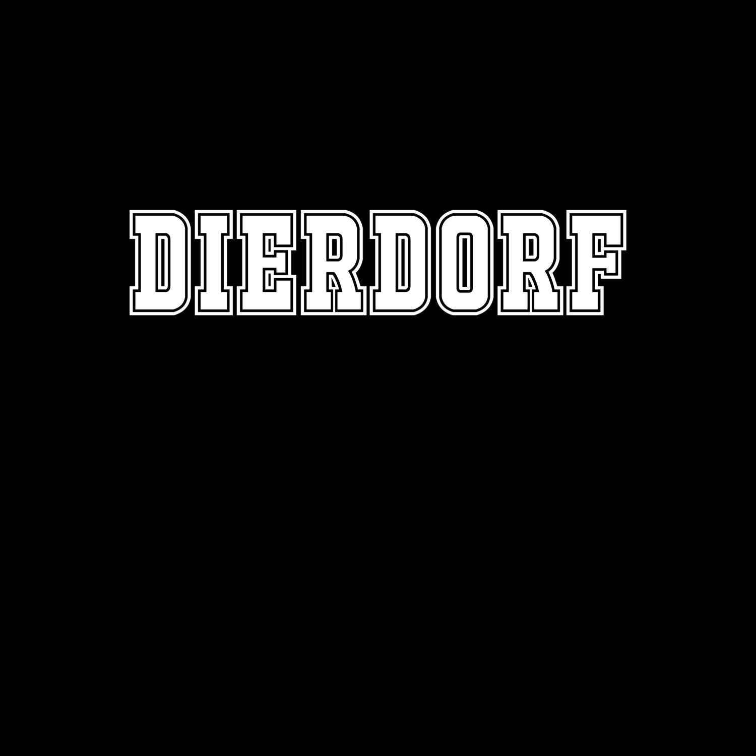 T-Shirt »Classic« für den Ort »Dierdorf«