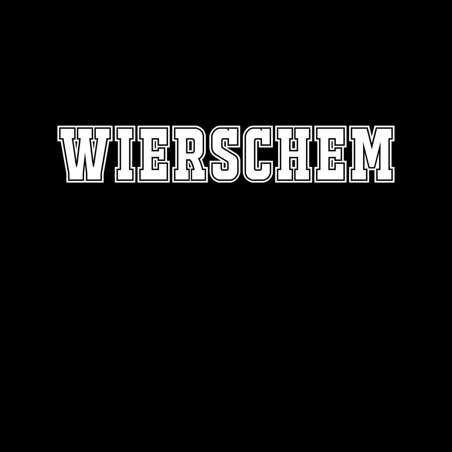 T-Shirt »Classic« für den Ort »Wierschem«