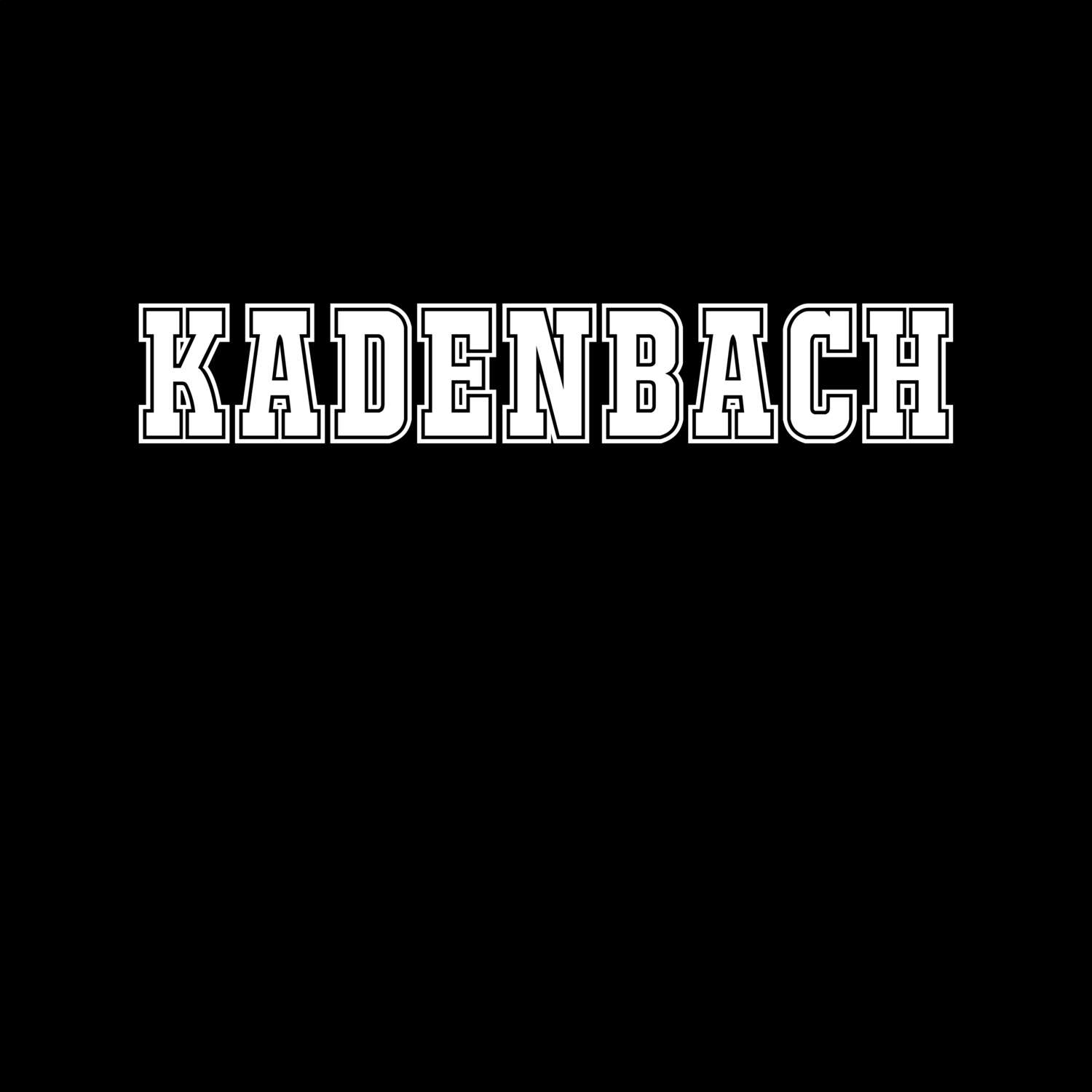 T-Shirt »Classic« für den Ort »Kadenbach«