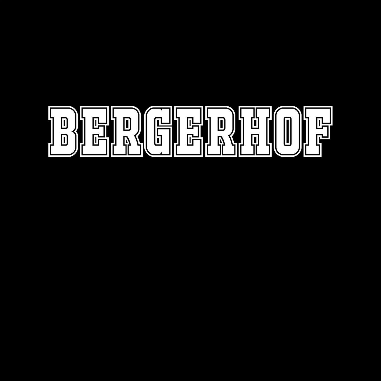 Bergerhof T-Shirt »Classic«