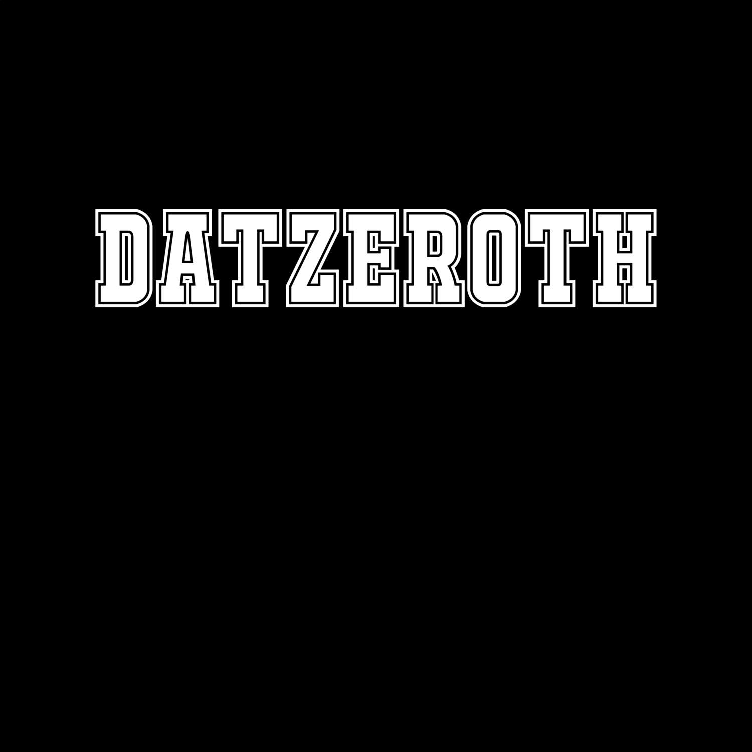 Datzeroth T-Shirt »Classic«