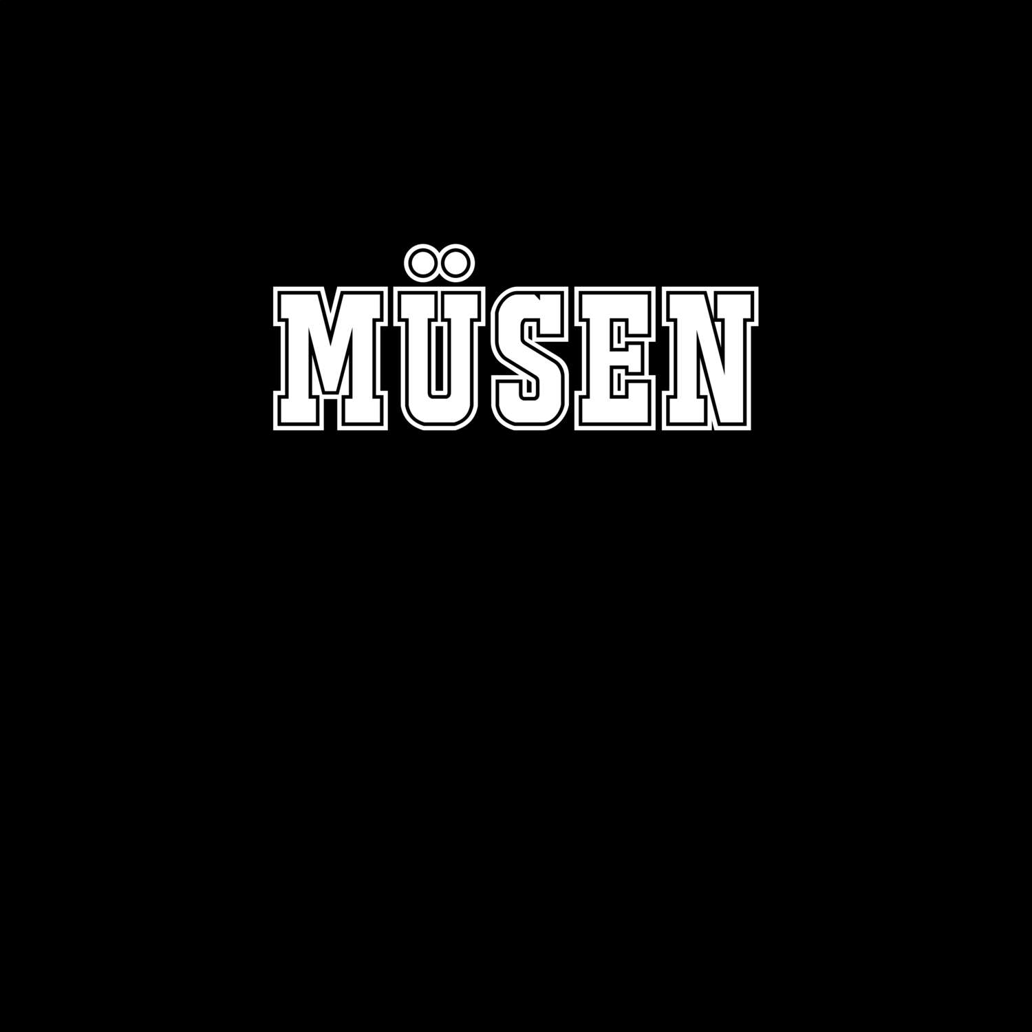 T-Shirt »Classic« für den Ort »Müsen«