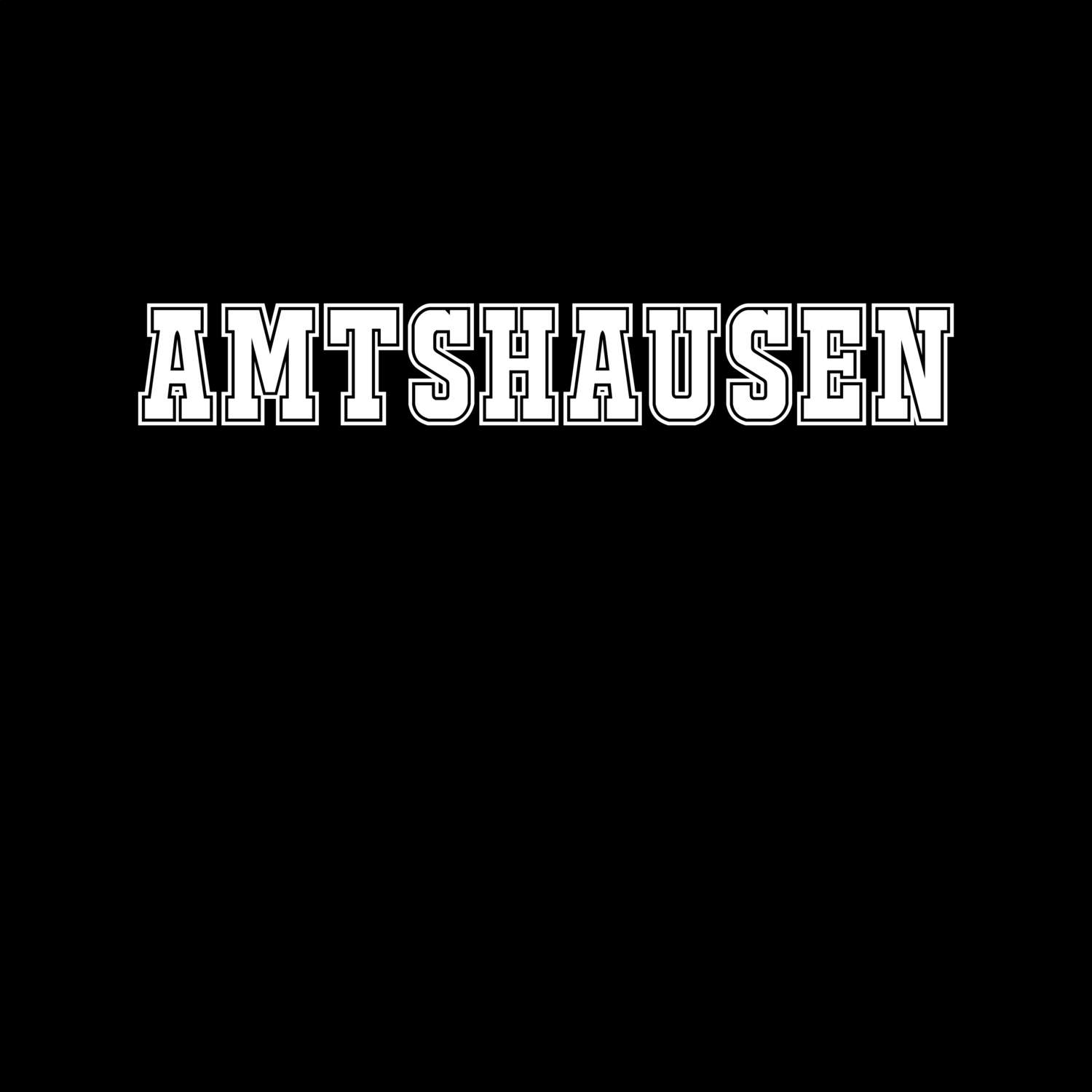 T-Shirt »Classic« für den Ort »Amtshausen«