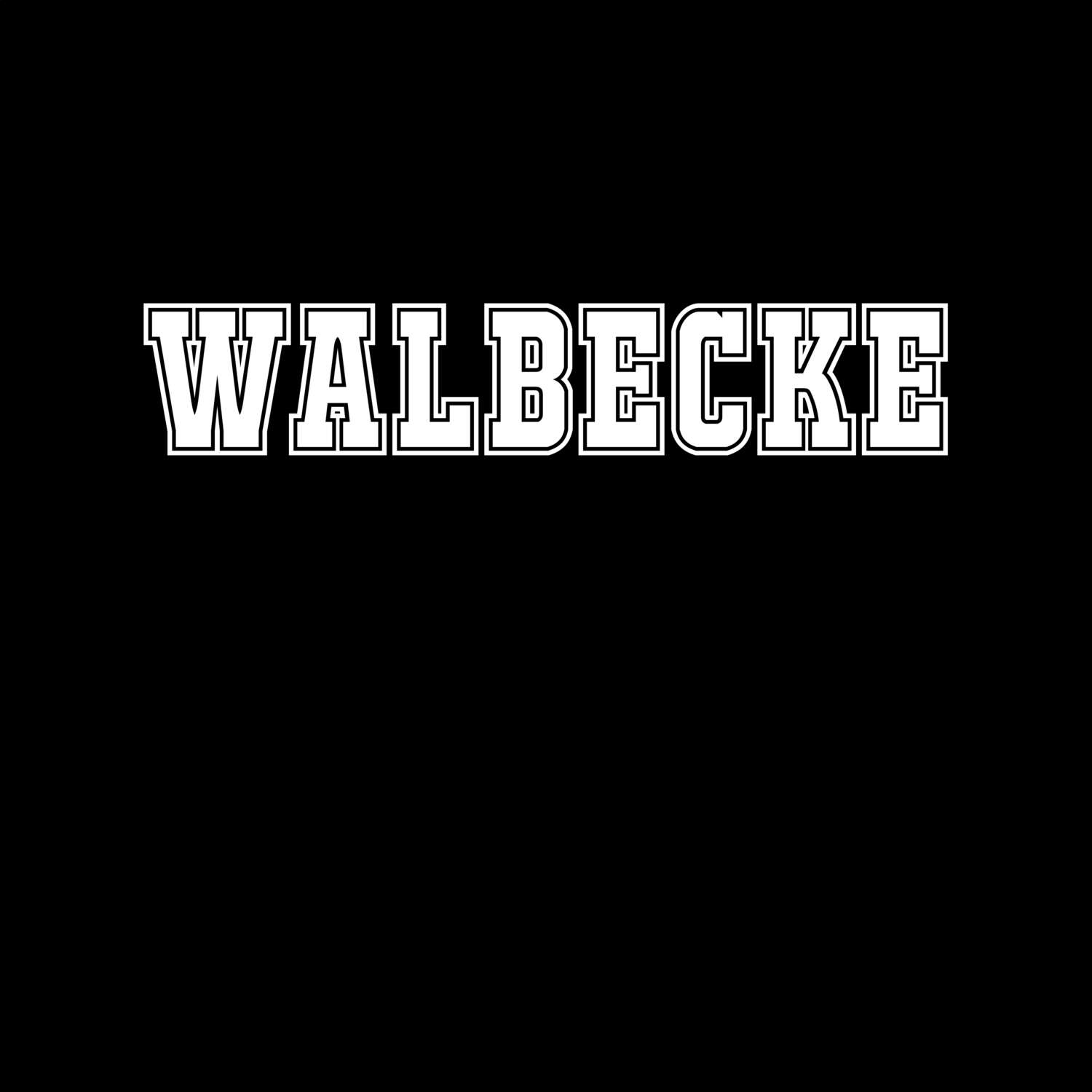 T-Shirt »Classic« für den Ort »Walbecke«