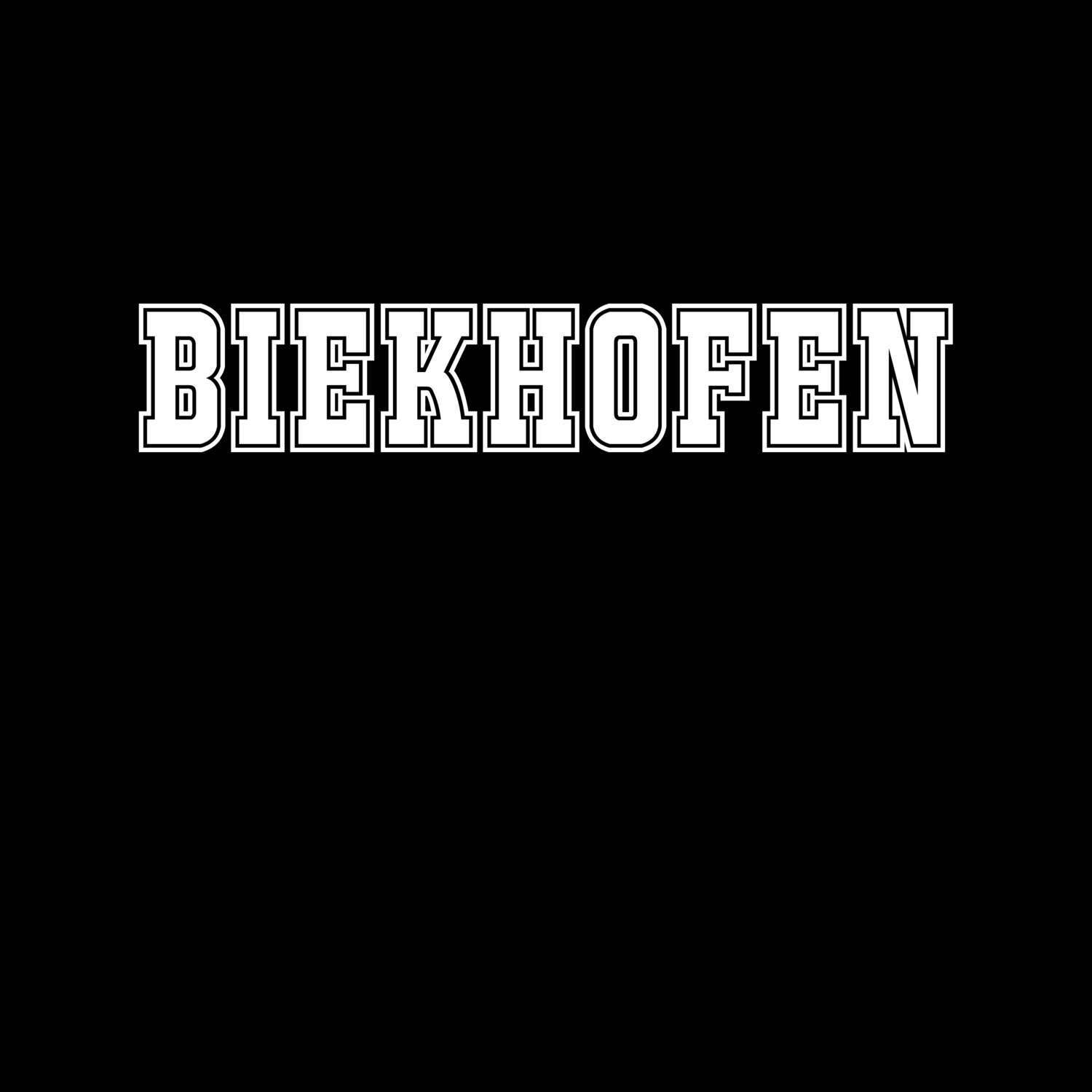 T-Shirt »Classic« für den Ort »Biekhofen«