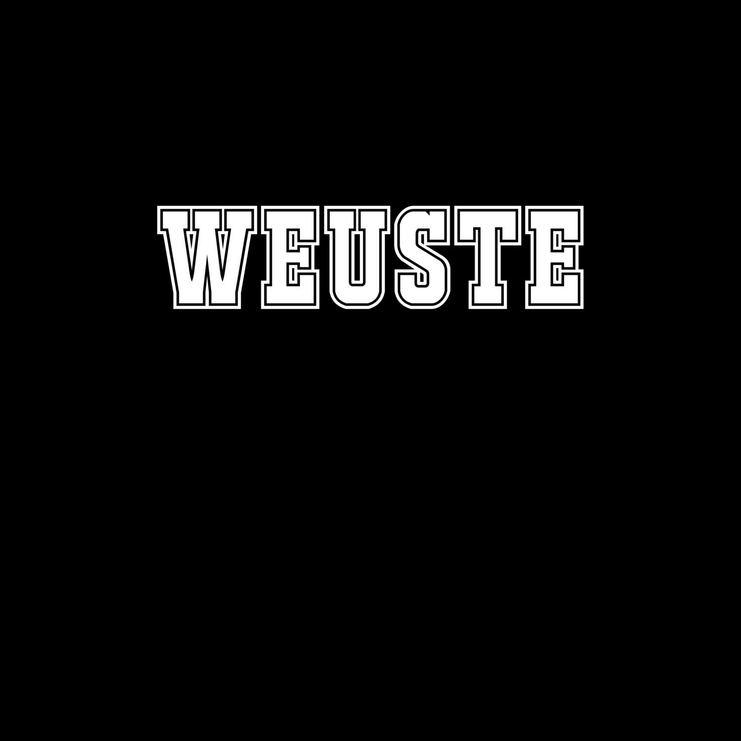 T-Shirt »Classic« für den Ort »Weuste«