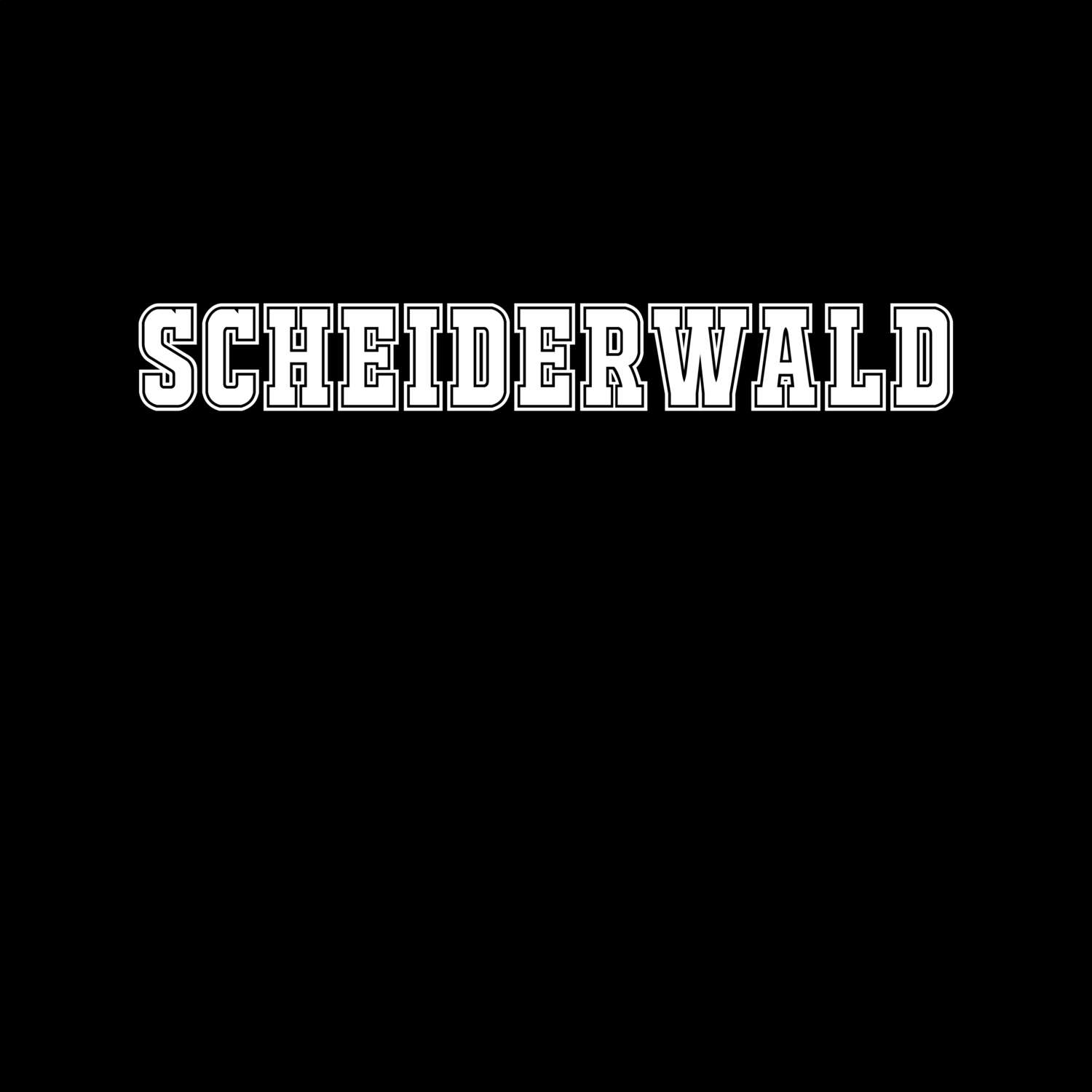 T-Shirt »Classic« für den Ort »Scheiderwald«