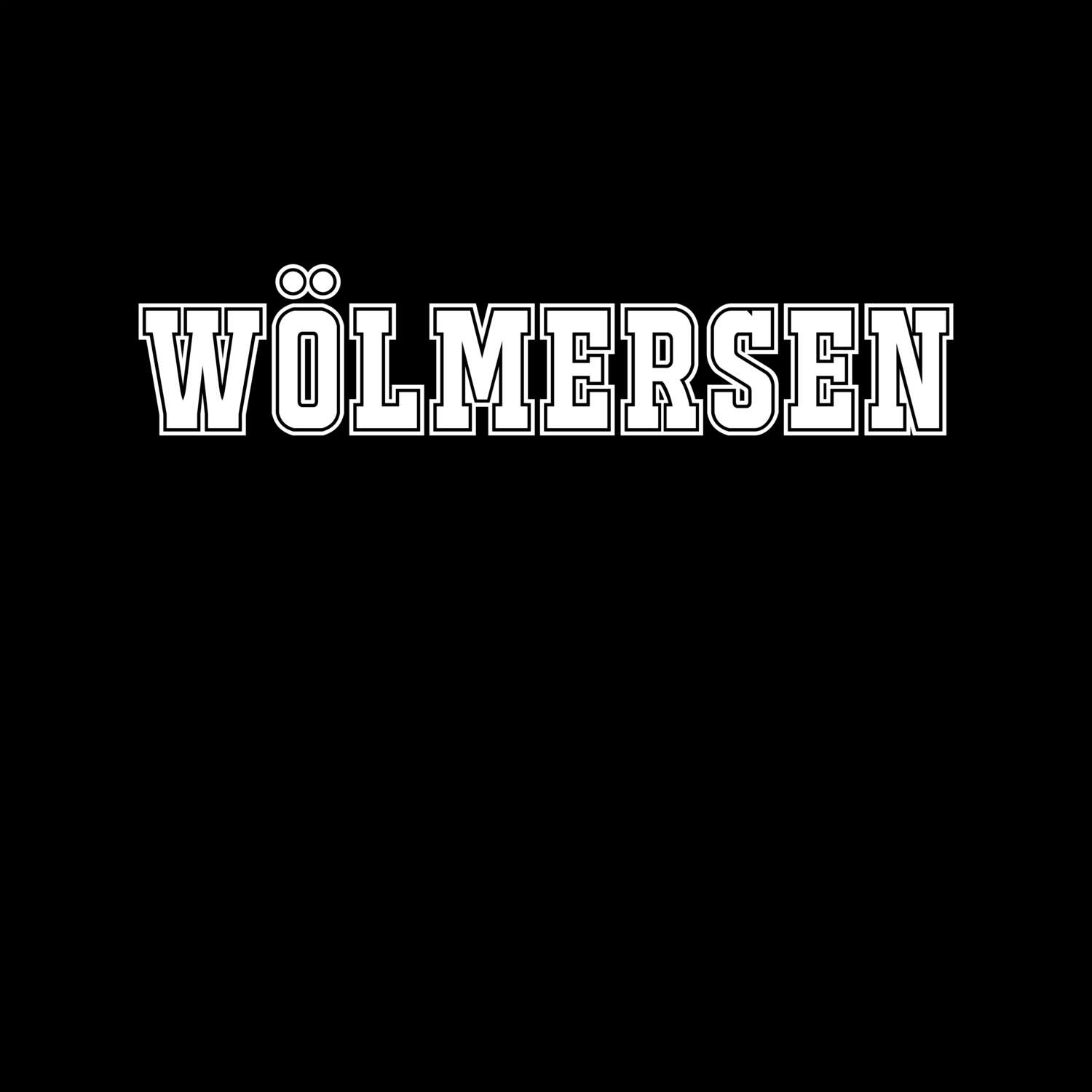 T-Shirt »Classic« für den Ort »Wölmersen«