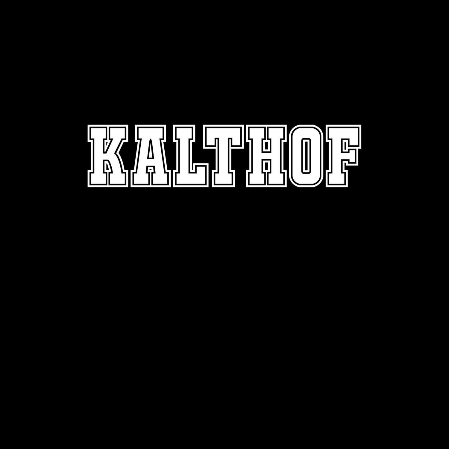 Kalthof T-Shirt »Classic«