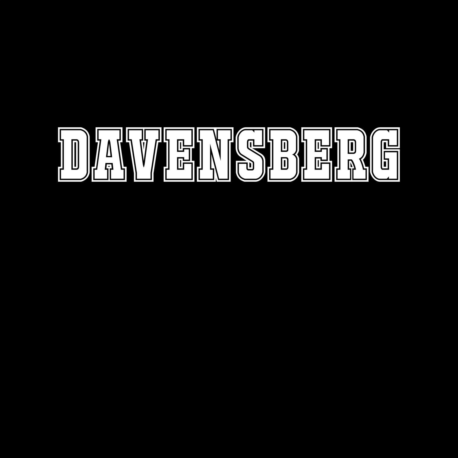 T-Shirt »Classic« für den Ort »Davensberg«