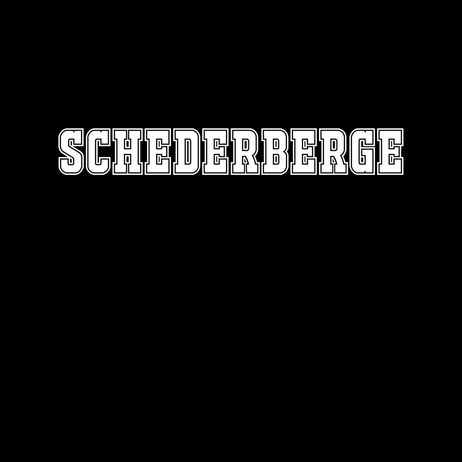 Schederberge T-Shirt »Classic«