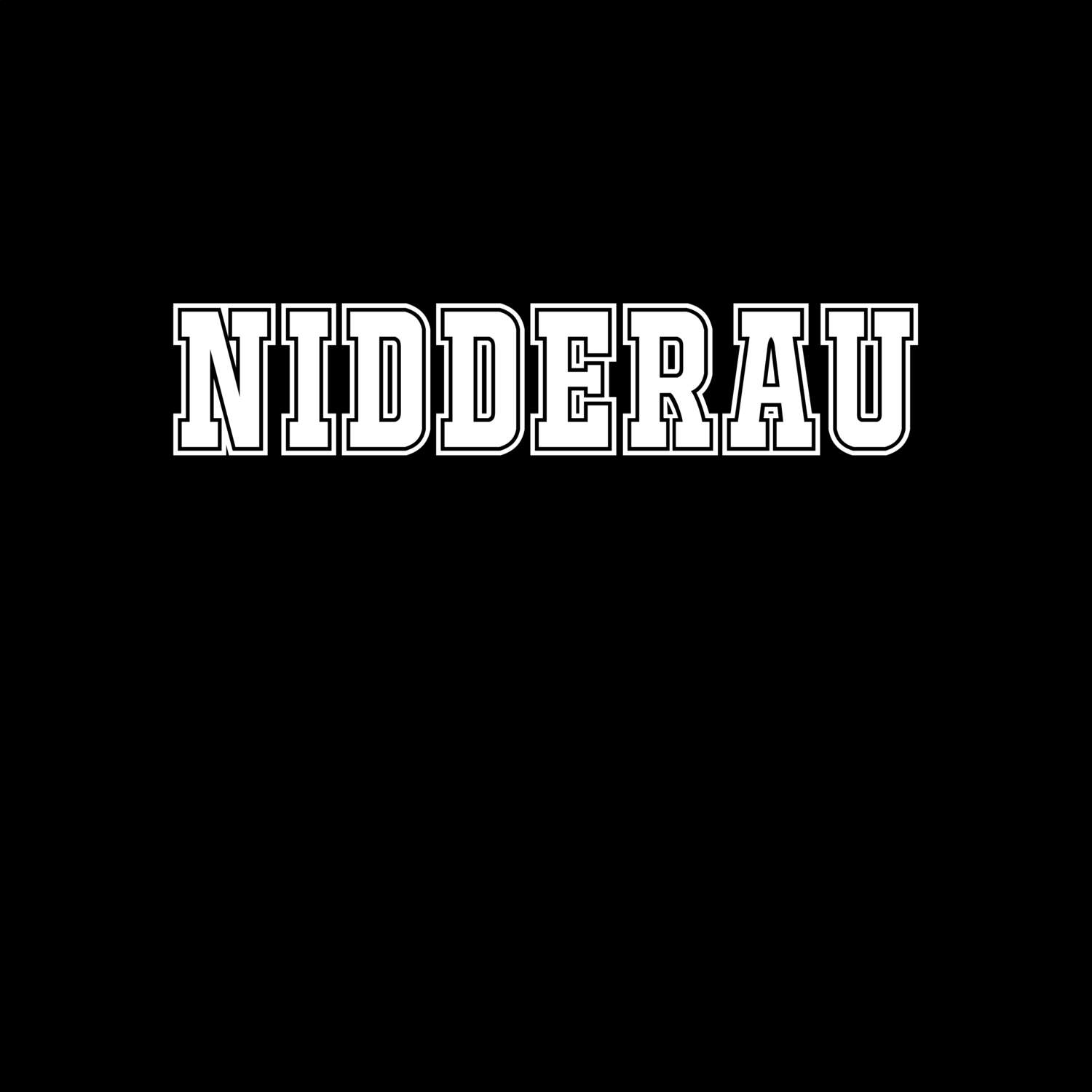 T-Shirt »Classic« für den Ort »Nidderau«