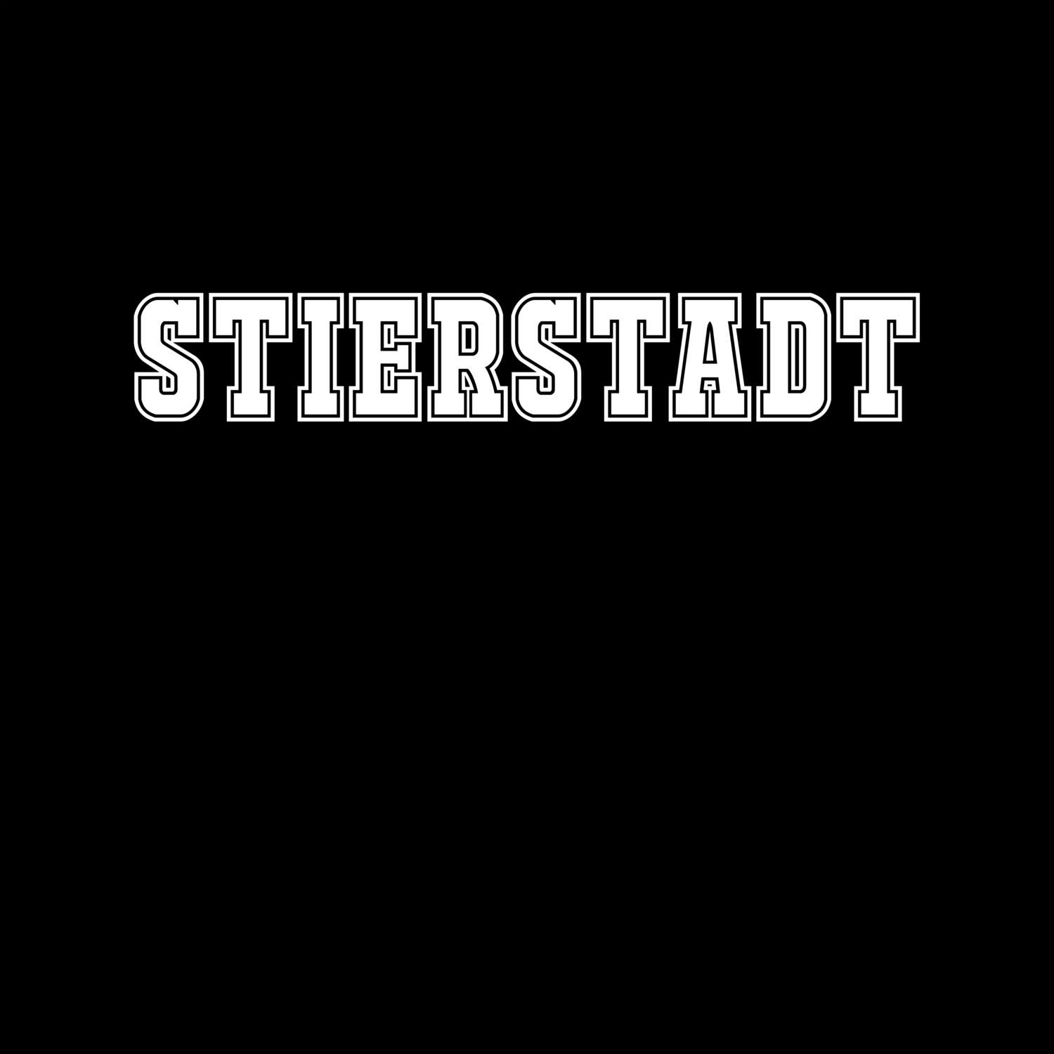 T-Shirt »Classic« für den Ort »Stierstadt«