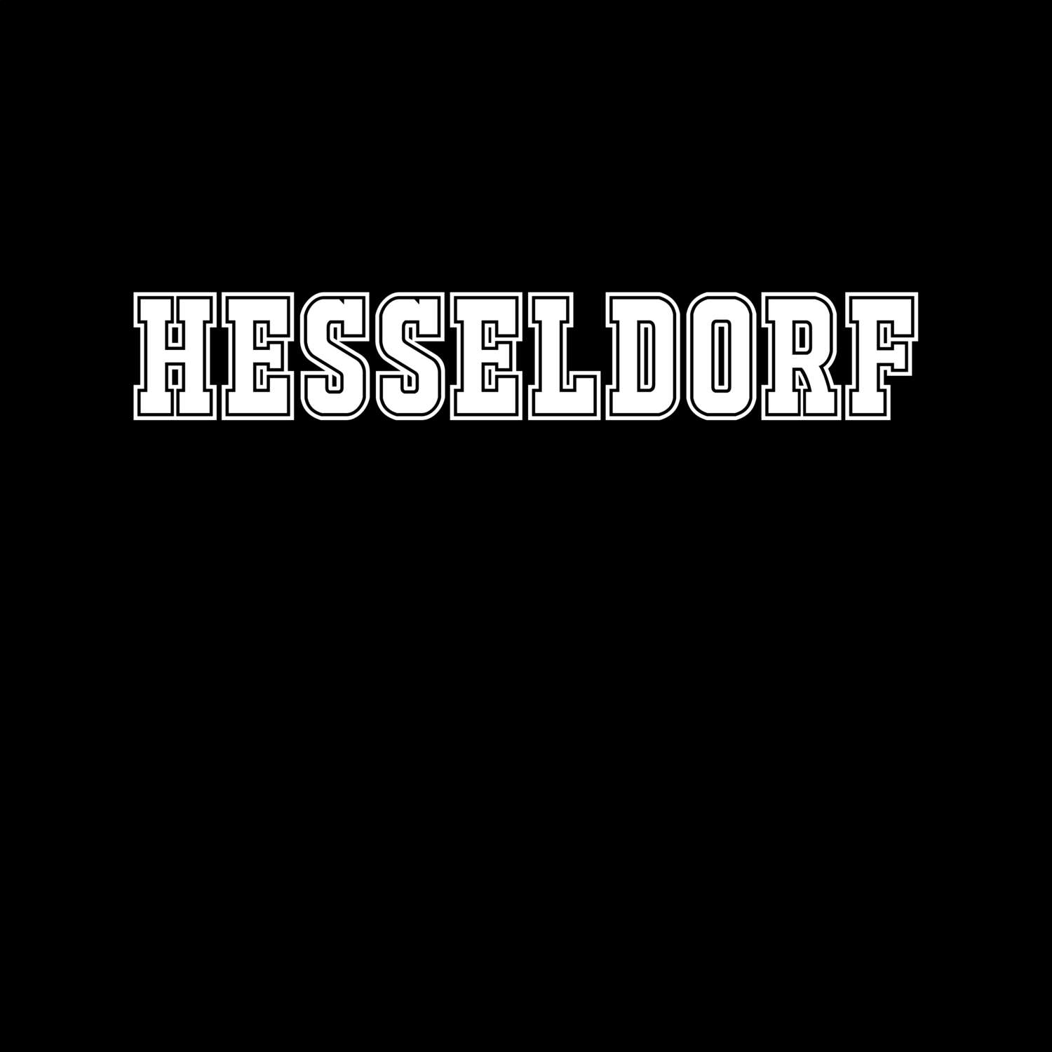 T-Shirt »Classic« für den Ort »Hesseldorf«