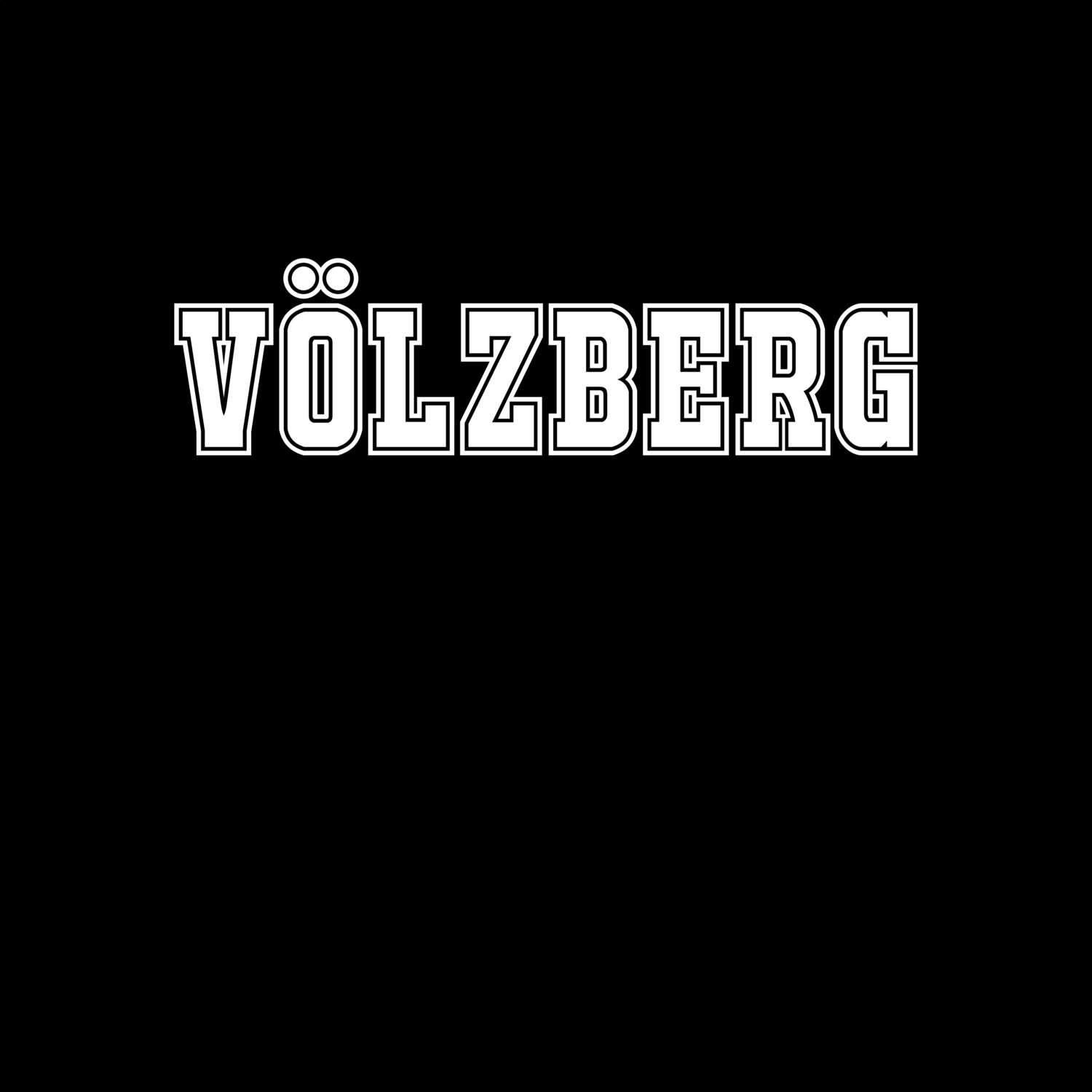 T-Shirt »Classic« für den Ort »Völzberg«