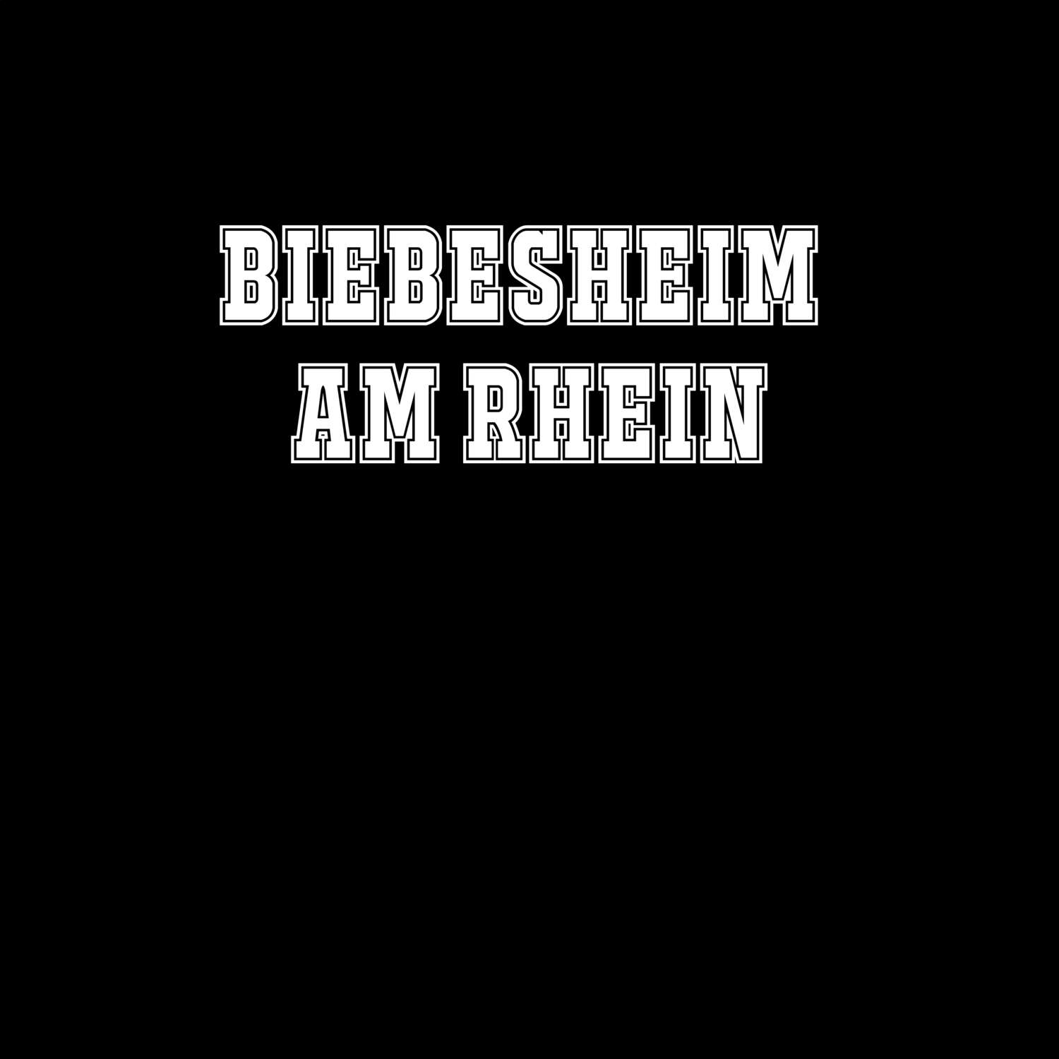 Biebesheim am Rhein T-Shirt »Classic«