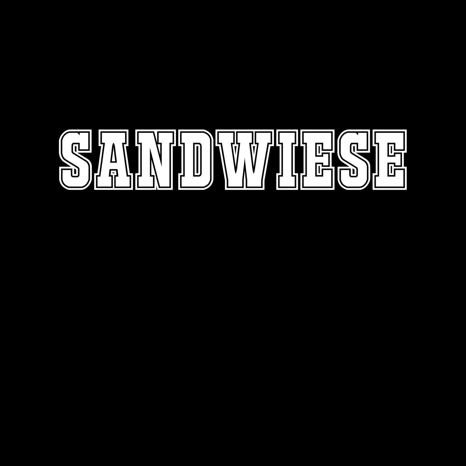 T-Shirt »Classic« für den Ort »Sandwiese«