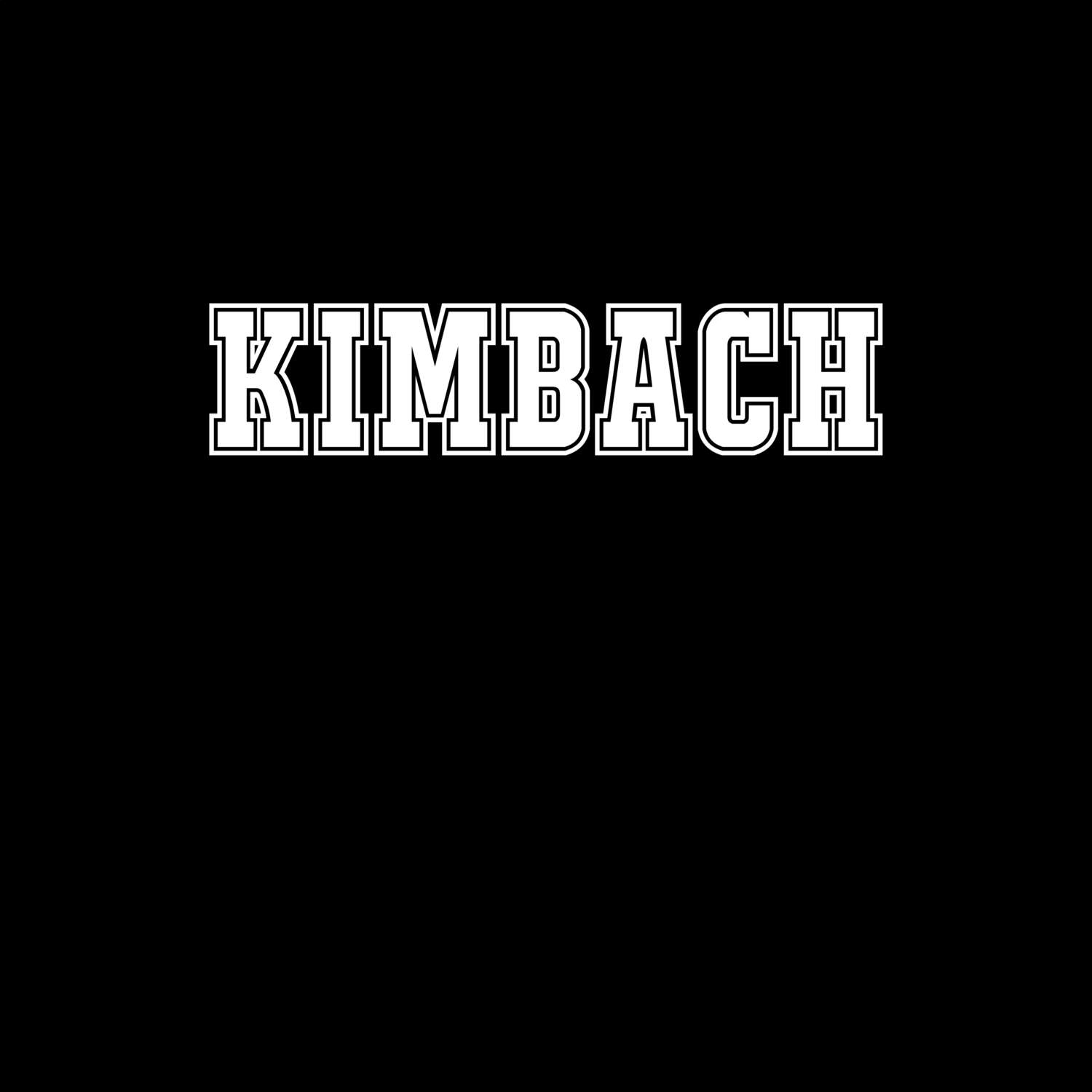 T-Shirt »Classic« für den Ort »Kimbach«