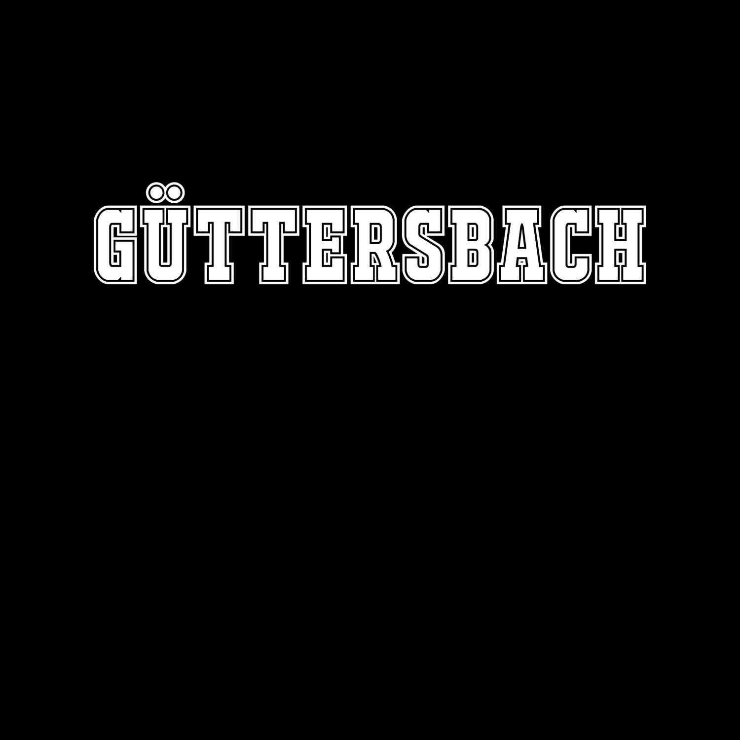 T-Shirt »Classic« für den Ort »Güttersbach«