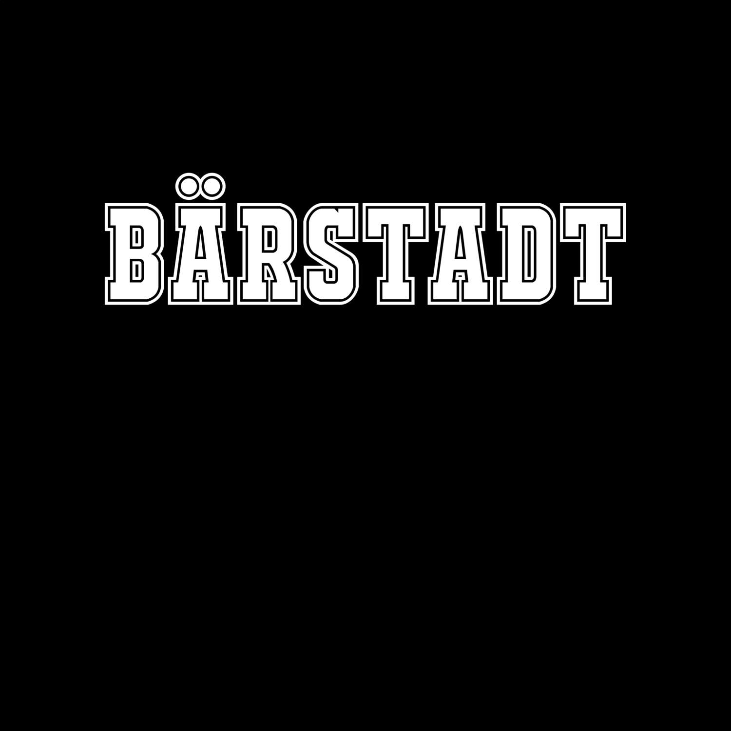 T-Shirt »Classic« für den Ort »Bärstadt«