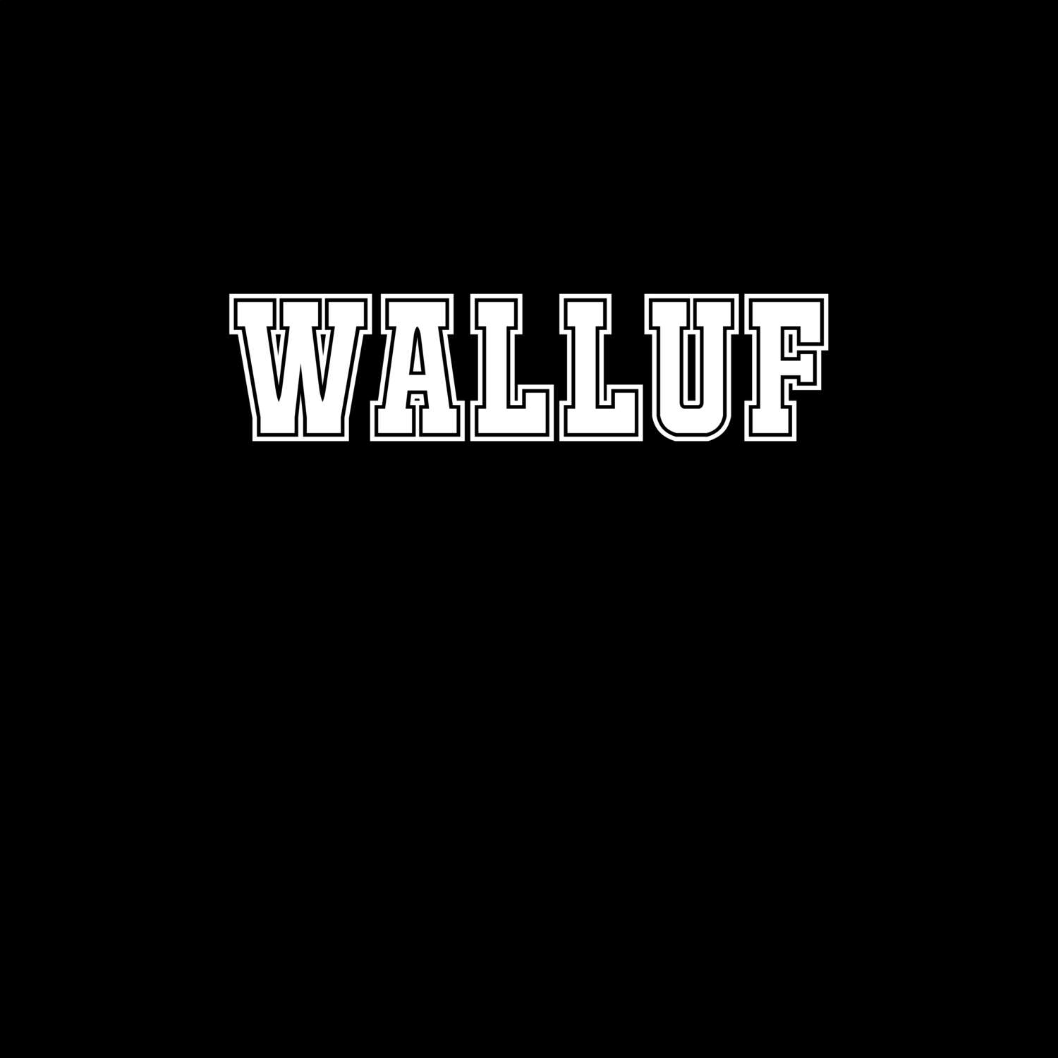 T-Shirt »Classic« für den Ort »Walluf«