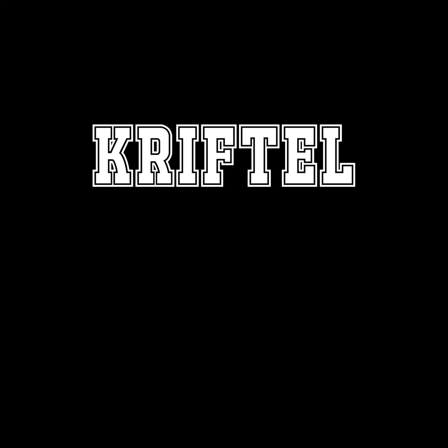 T-Shirt »Classic« für den Ort »Kriftel«