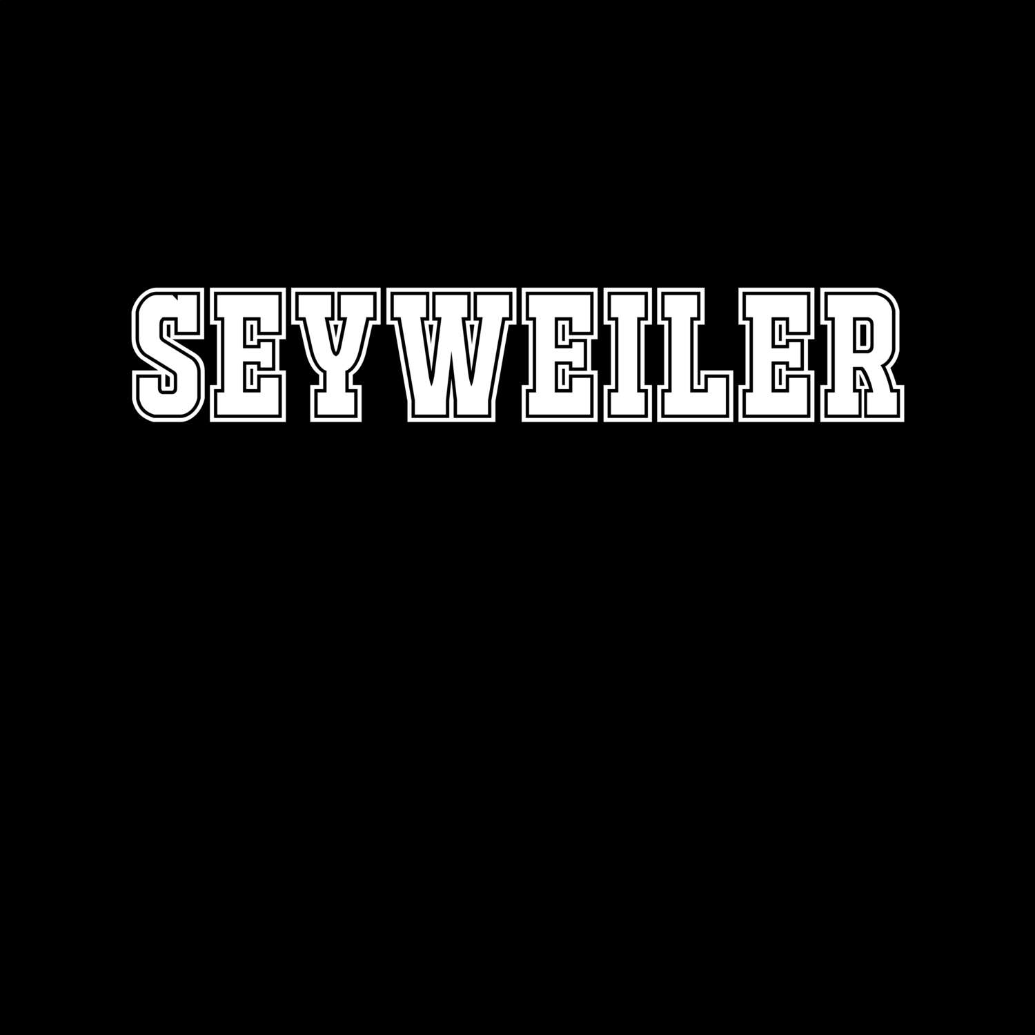 T-Shirt »Classic« für den Ort »Seyweiler«