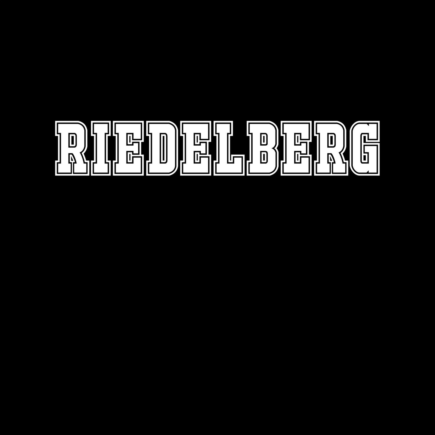 T-Shirt »Classic« für den Ort »Riedelberg«