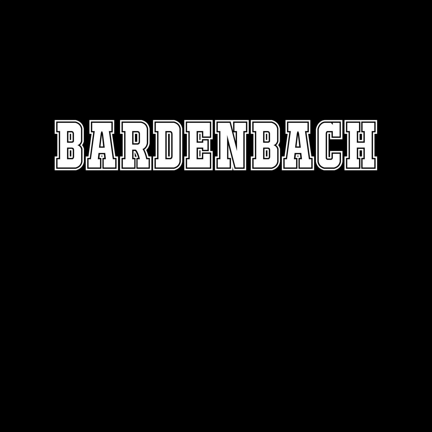 T-Shirt »Classic« für den Ort »Bardenbach«