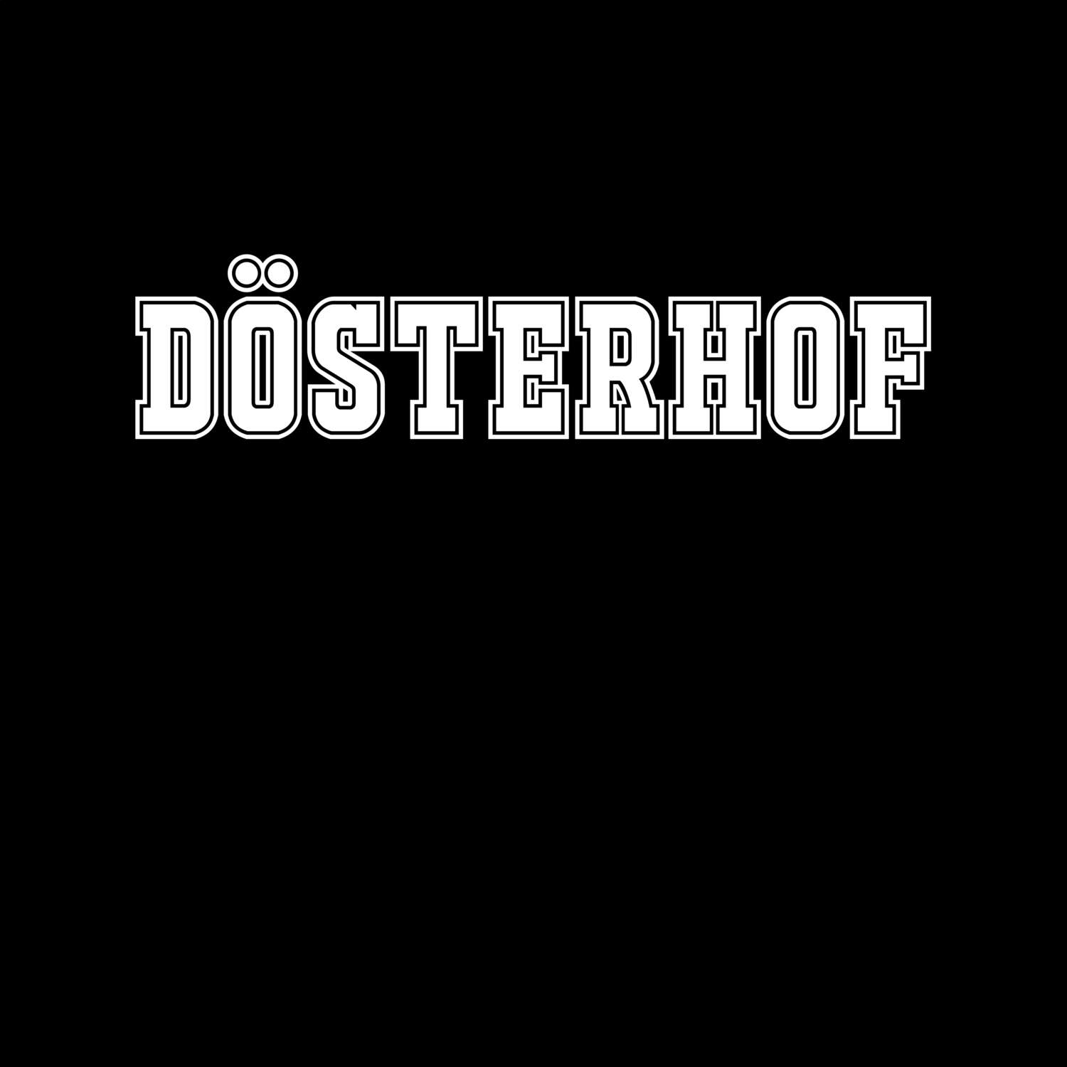 T-Shirt »Classic« für den Ort »Dösterhof«