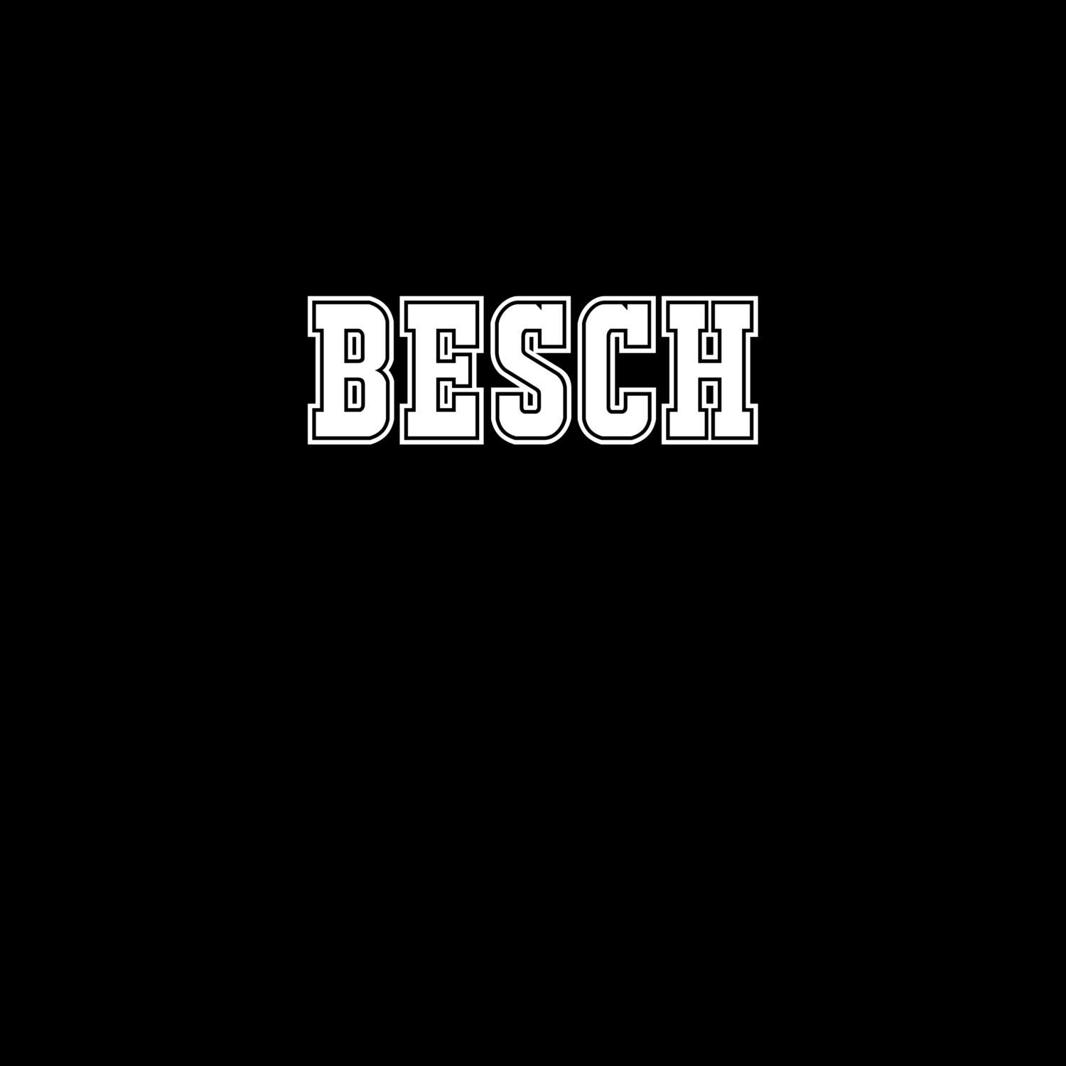 T-Shirt »Classic« für den Ort »Besch«