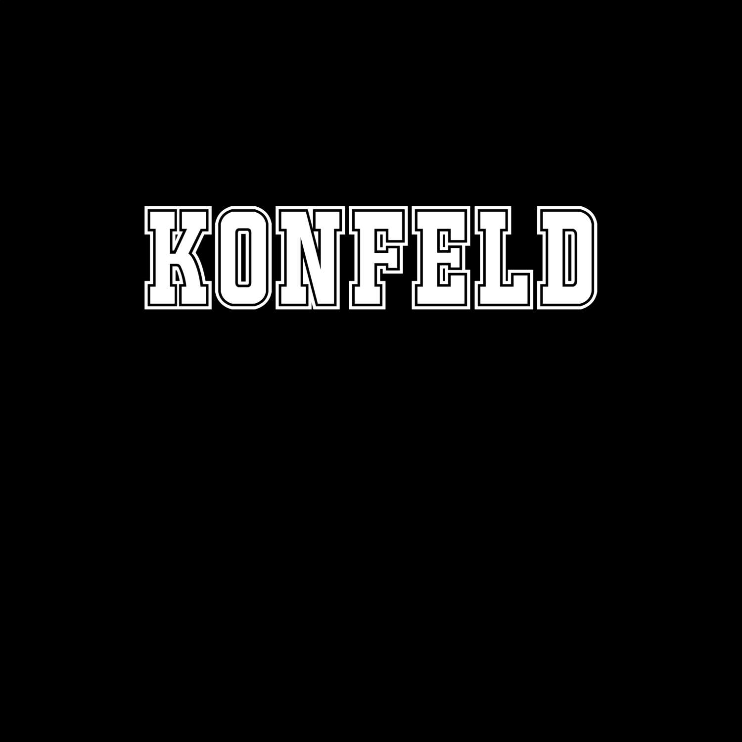 T-Shirt »Classic« für den Ort »Konfeld«