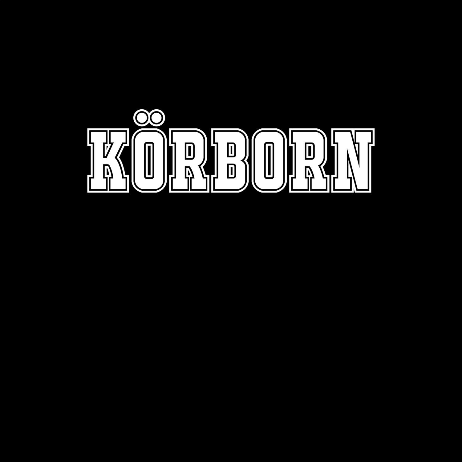 T-Shirt »Classic« für den Ort »Körborn«