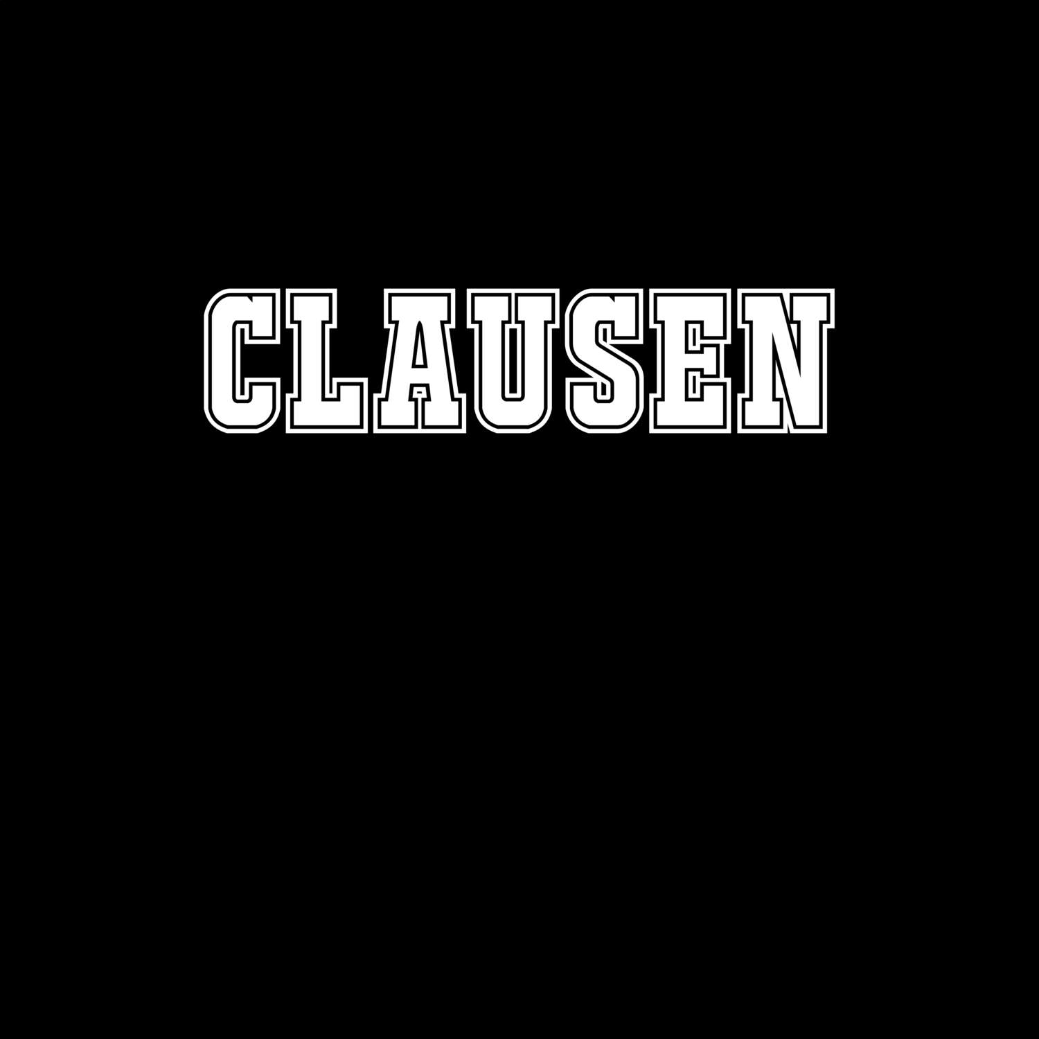 T-Shirt »Classic« für den Ort »Clausen«