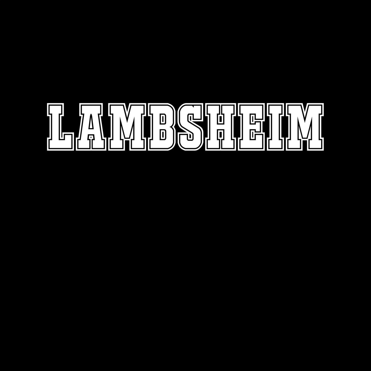 Lambsheim T-Shirt »Classic«