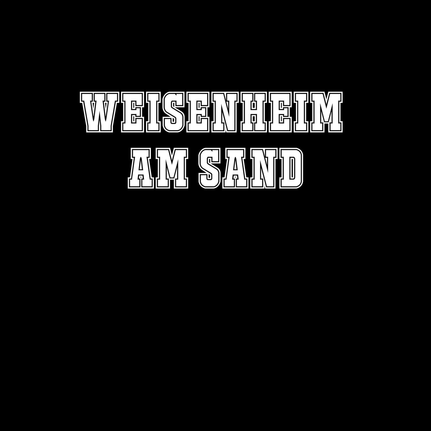 T-Shirt »Classic« für den Ort »Weisenheim am Sand«