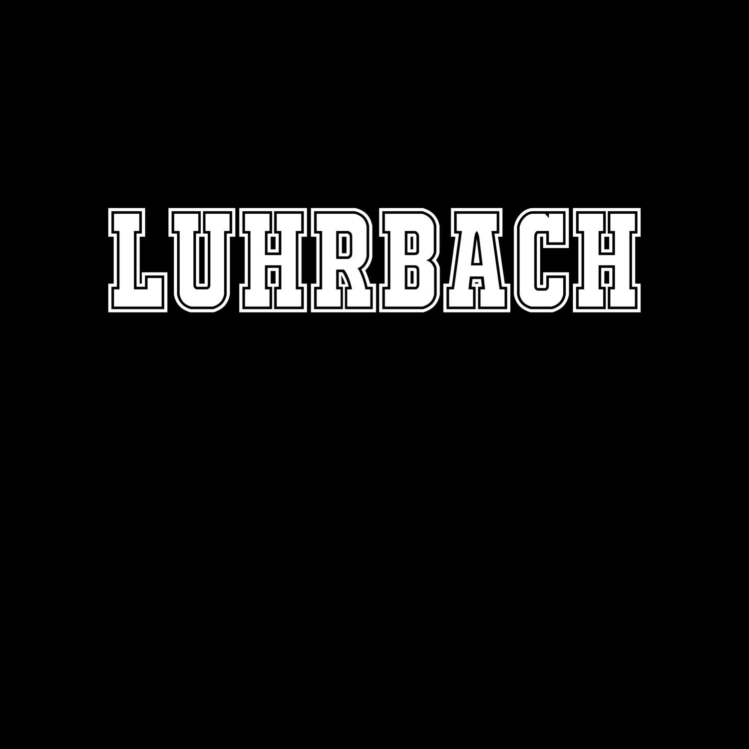 T-Shirt »Classic« für den Ort »Luhrbach«