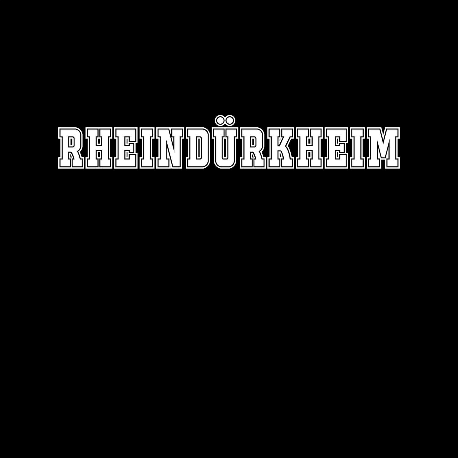 T-Shirt »Classic« für den Ort »Rheindürkheim«