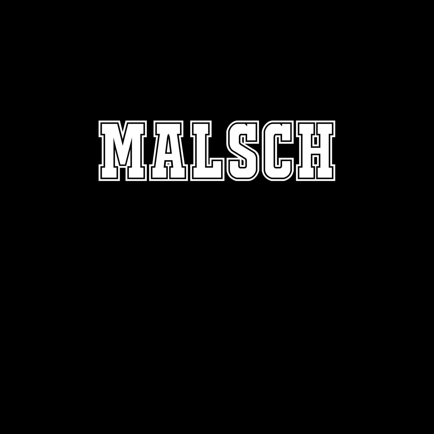 T-Shirt »Classic« für den Ort »Malsch«