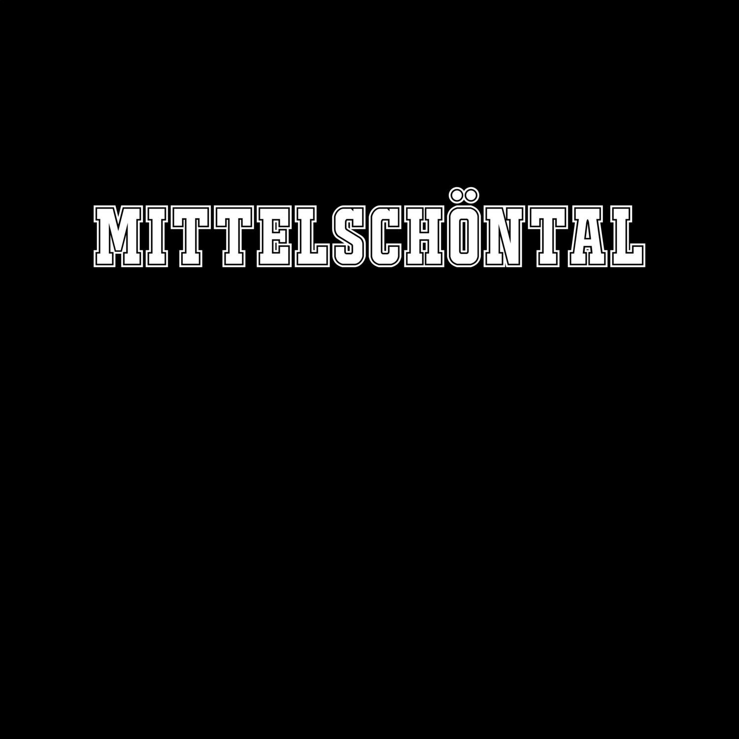 T-Shirt »Classic« für den Ort »Mittelschöntal«