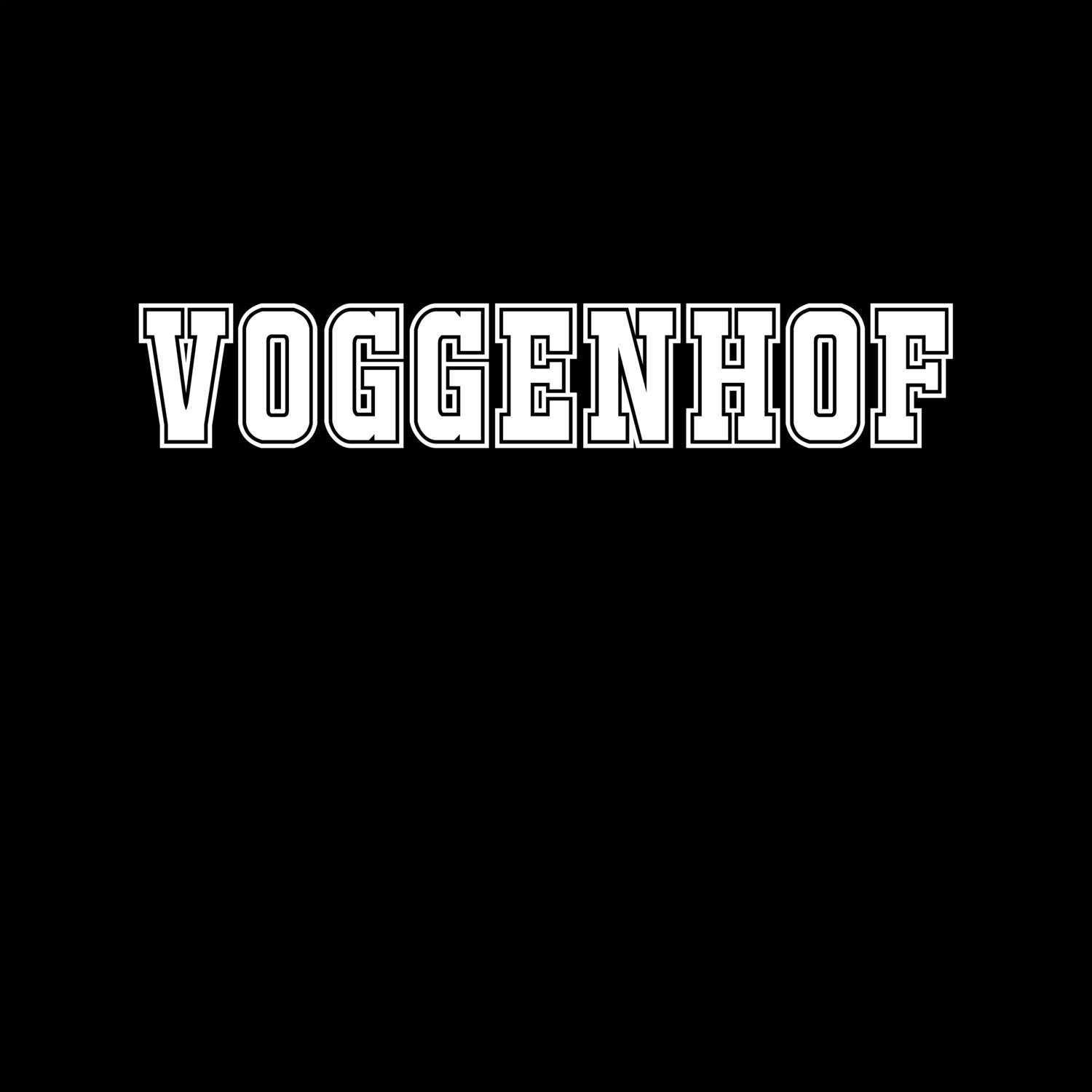 T-Shirt »Classic« für den Ort »Voggenhof«