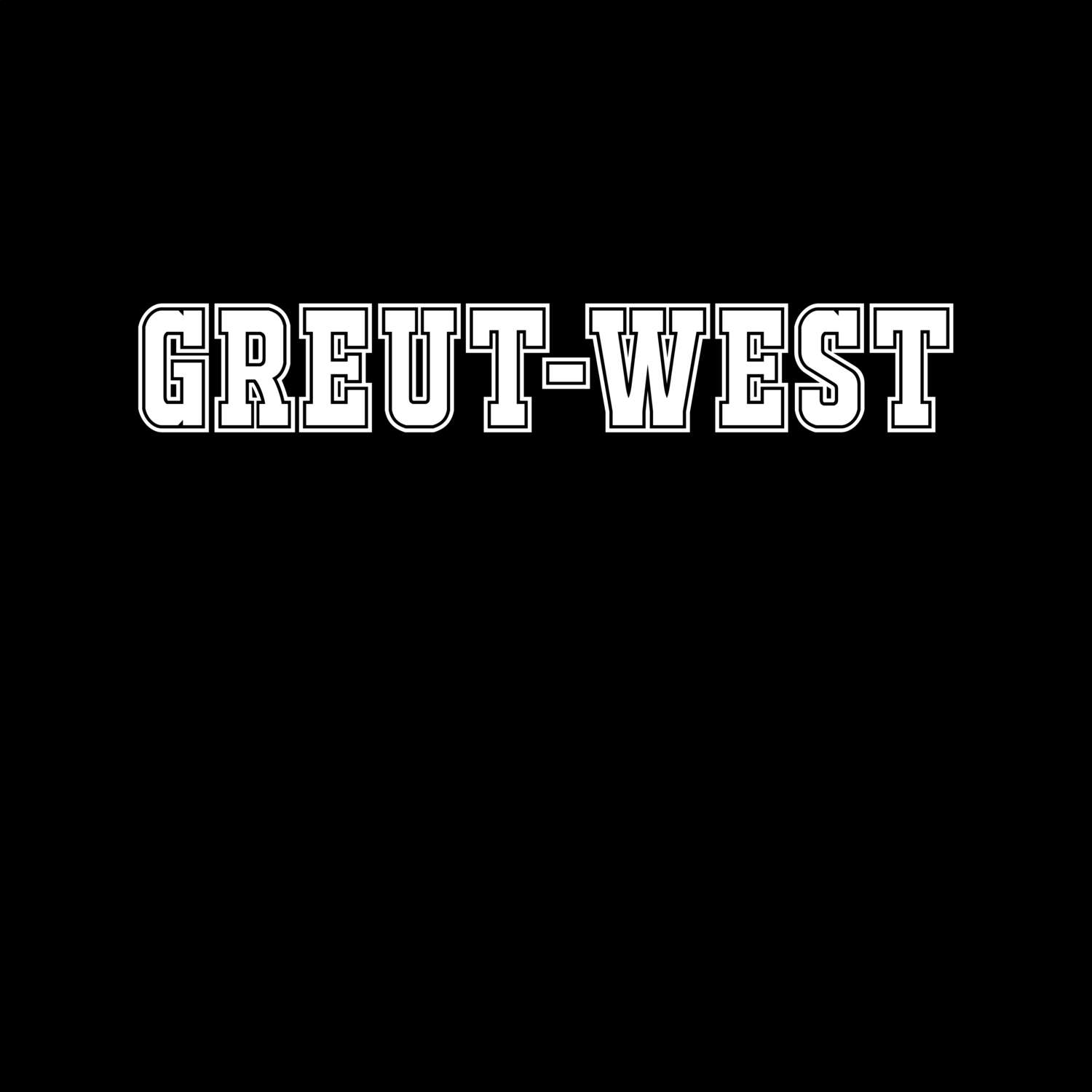 T-Shirt »Classic« für den Ort »Greut-West«