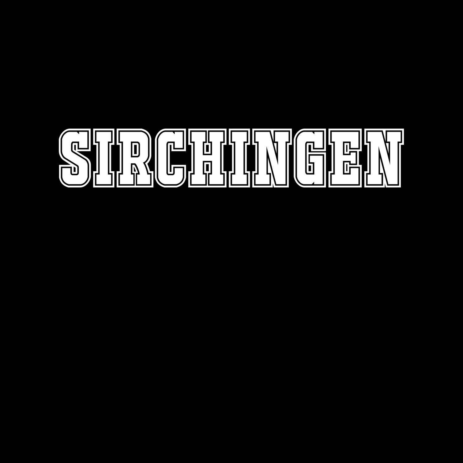 T-Shirt »Classic« für den Ort »Sirchingen«