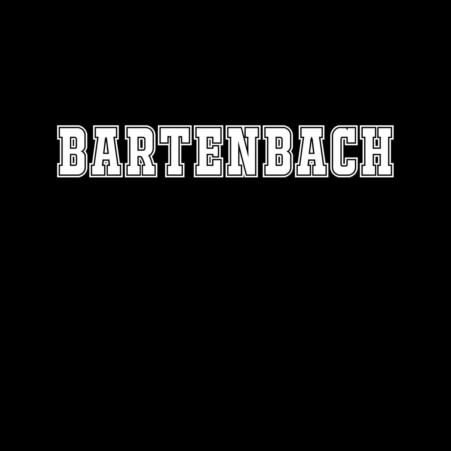 T-Shirt »Classic« für den Ort »Bartenbach«