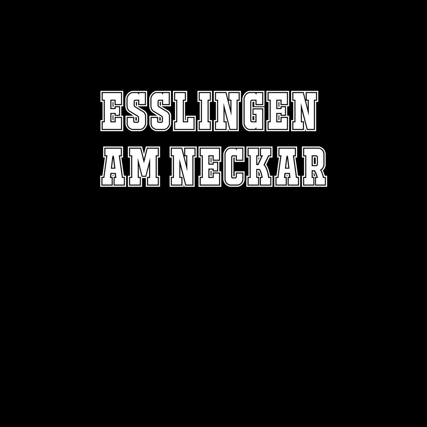 T-Shirt »Classic« für den Ort »Esslingen am Neckar«