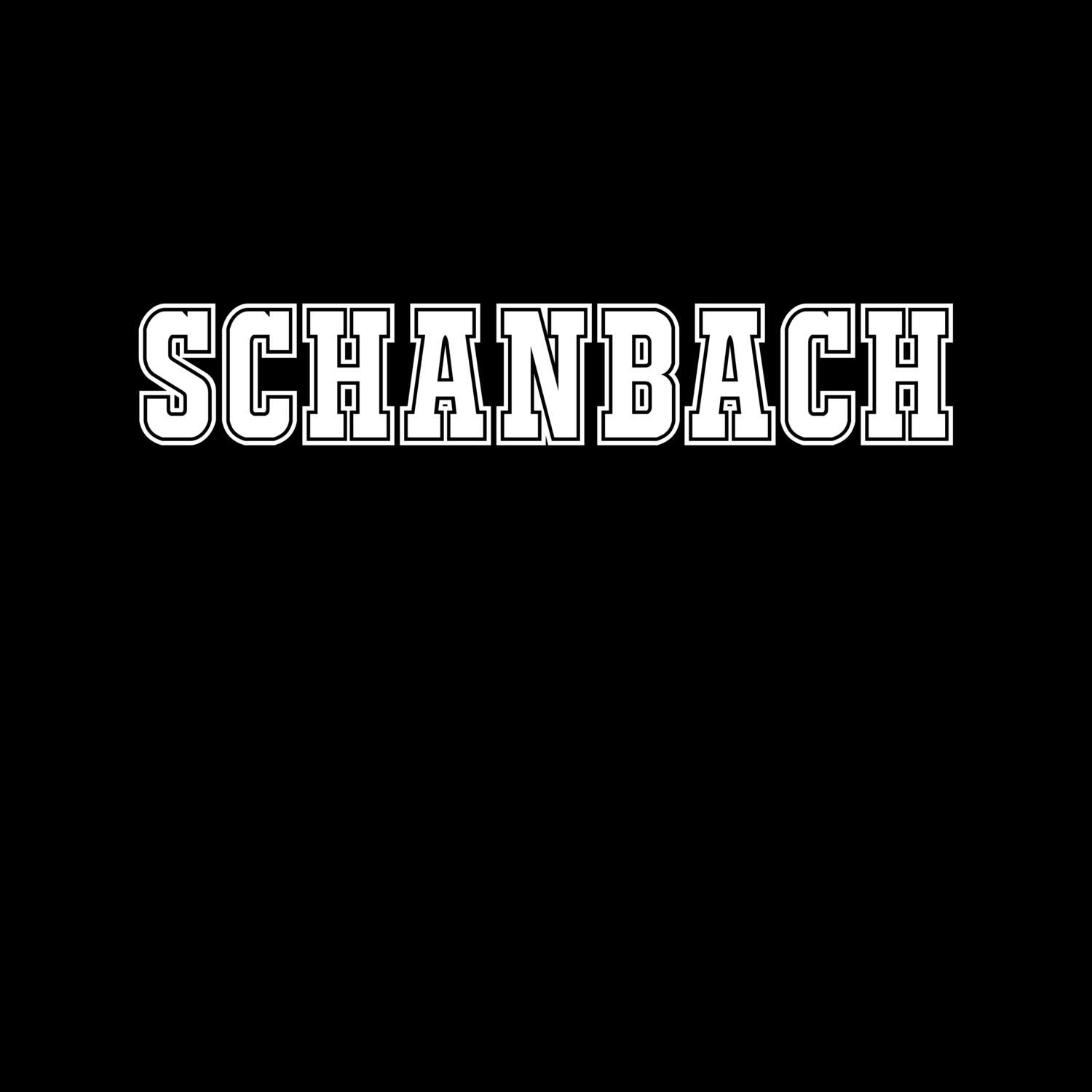 T-Shirt »Classic« für den Ort »Schanbach«